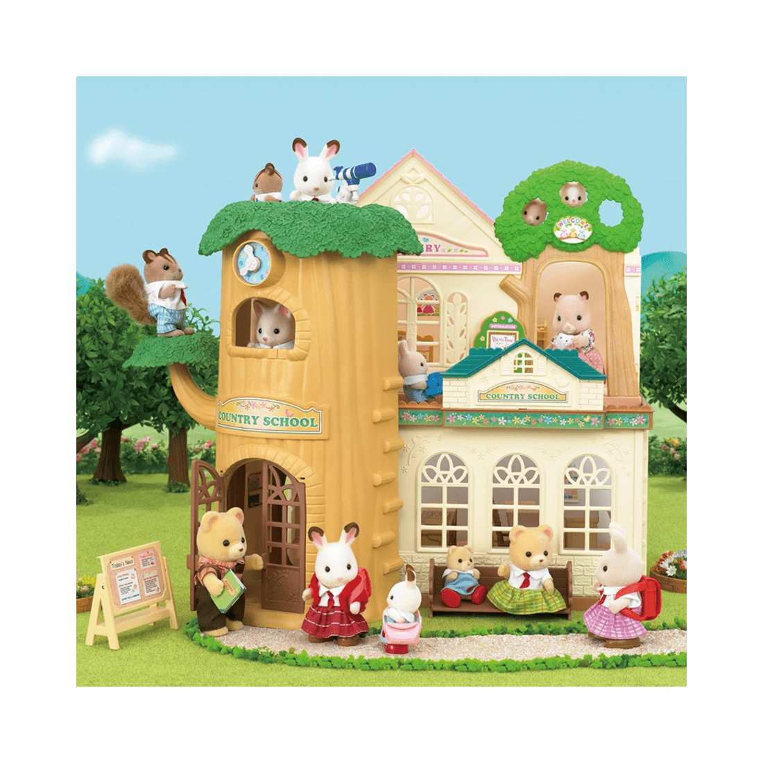 4 Epoch Co Ltd Sylvanian Families Country Tree School, 4 of 6