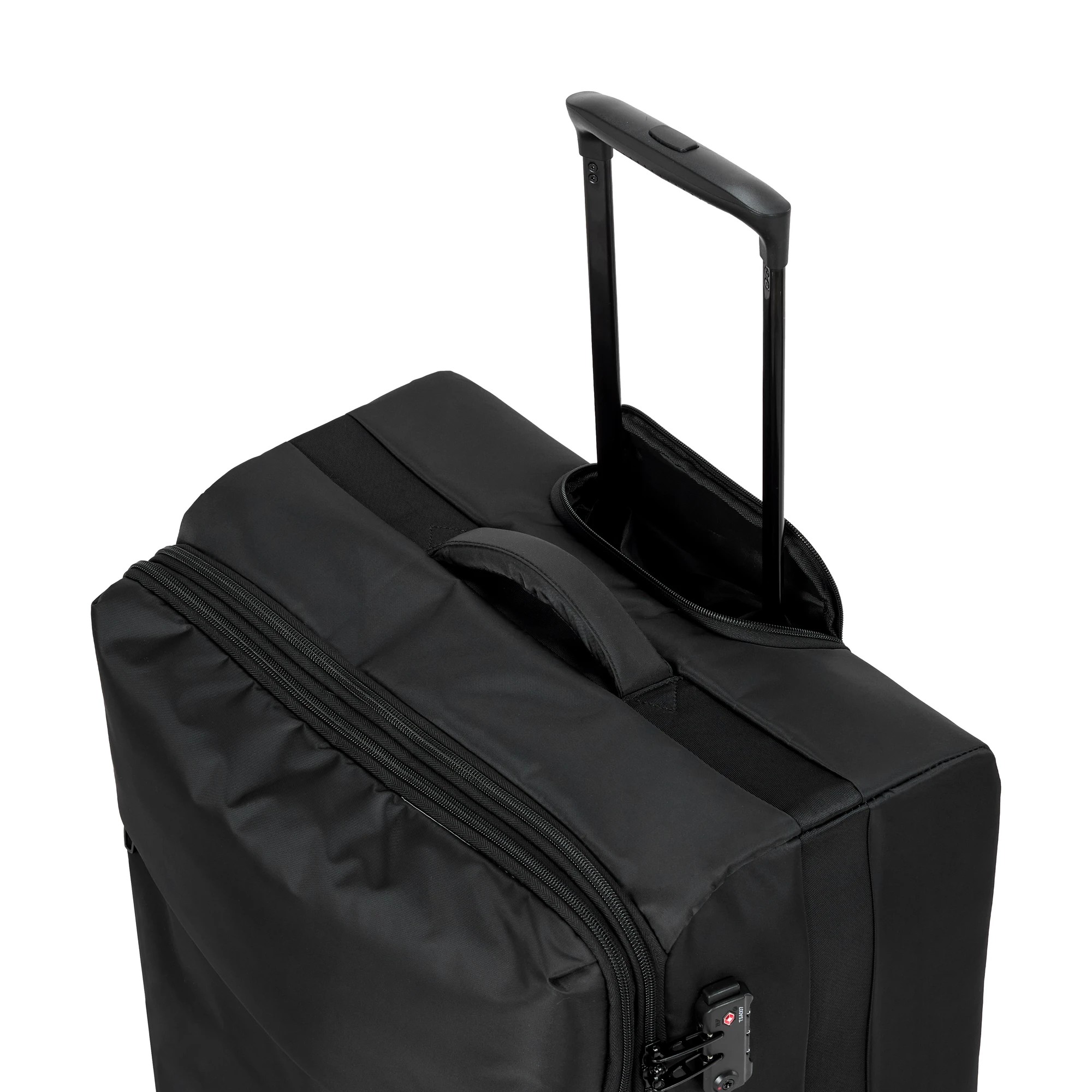 7 70cm 8 Wheels Lightweight Soft Case - Black, 7 of 8