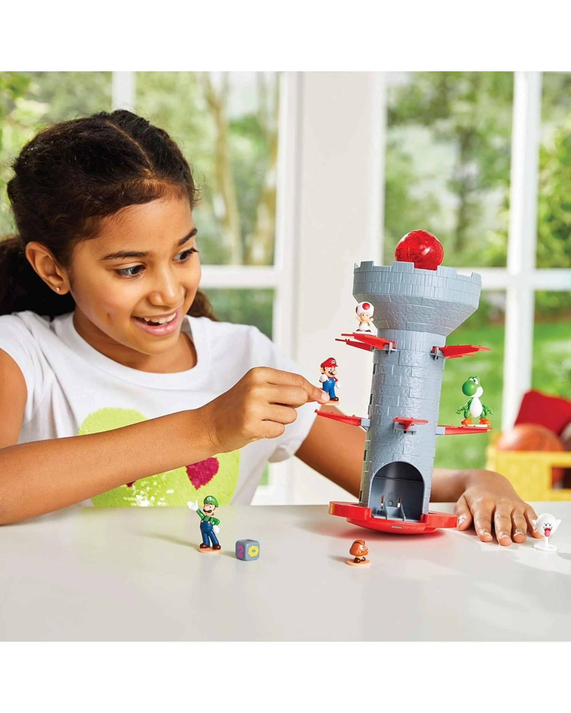 4 Super Mario Blow Up! Shaky Tower Board Game, 4 of 5