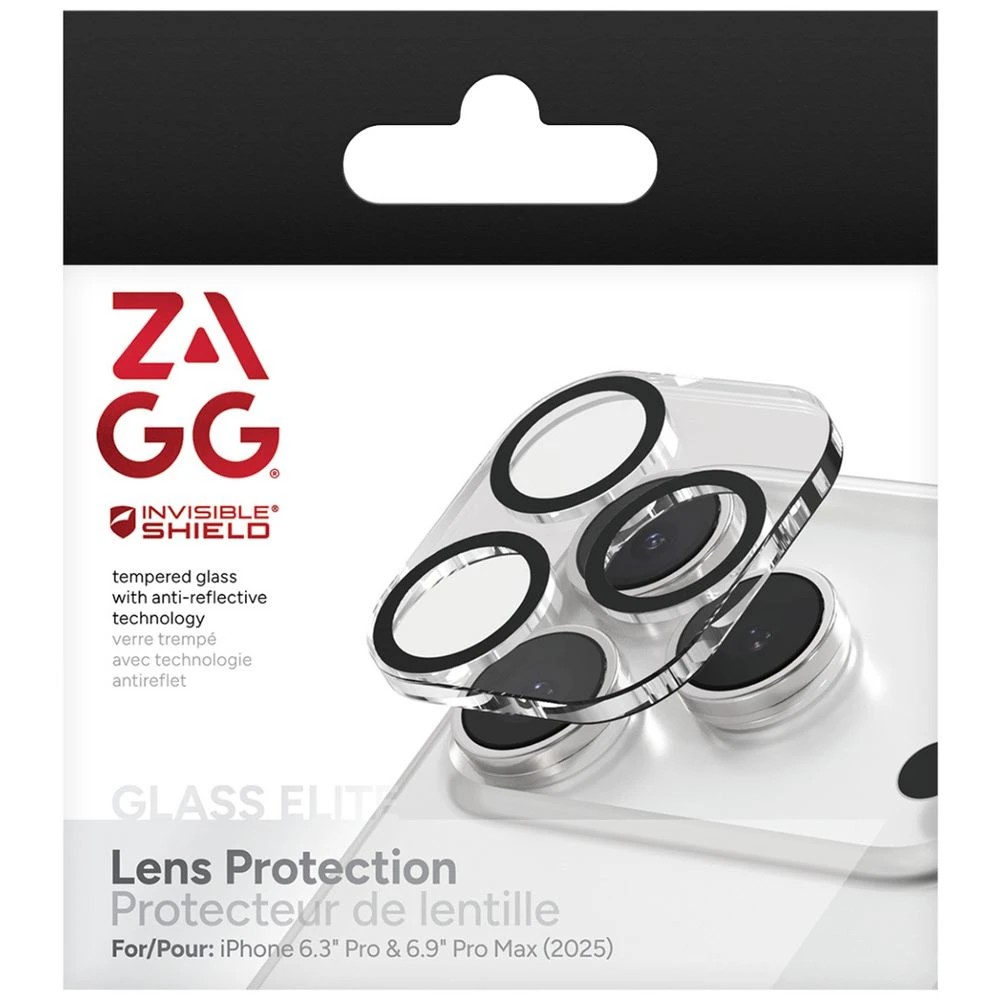1 Zagg InvisibleShield Glass Elite Lens Protector iPhone 17 Pro, 1 of 3