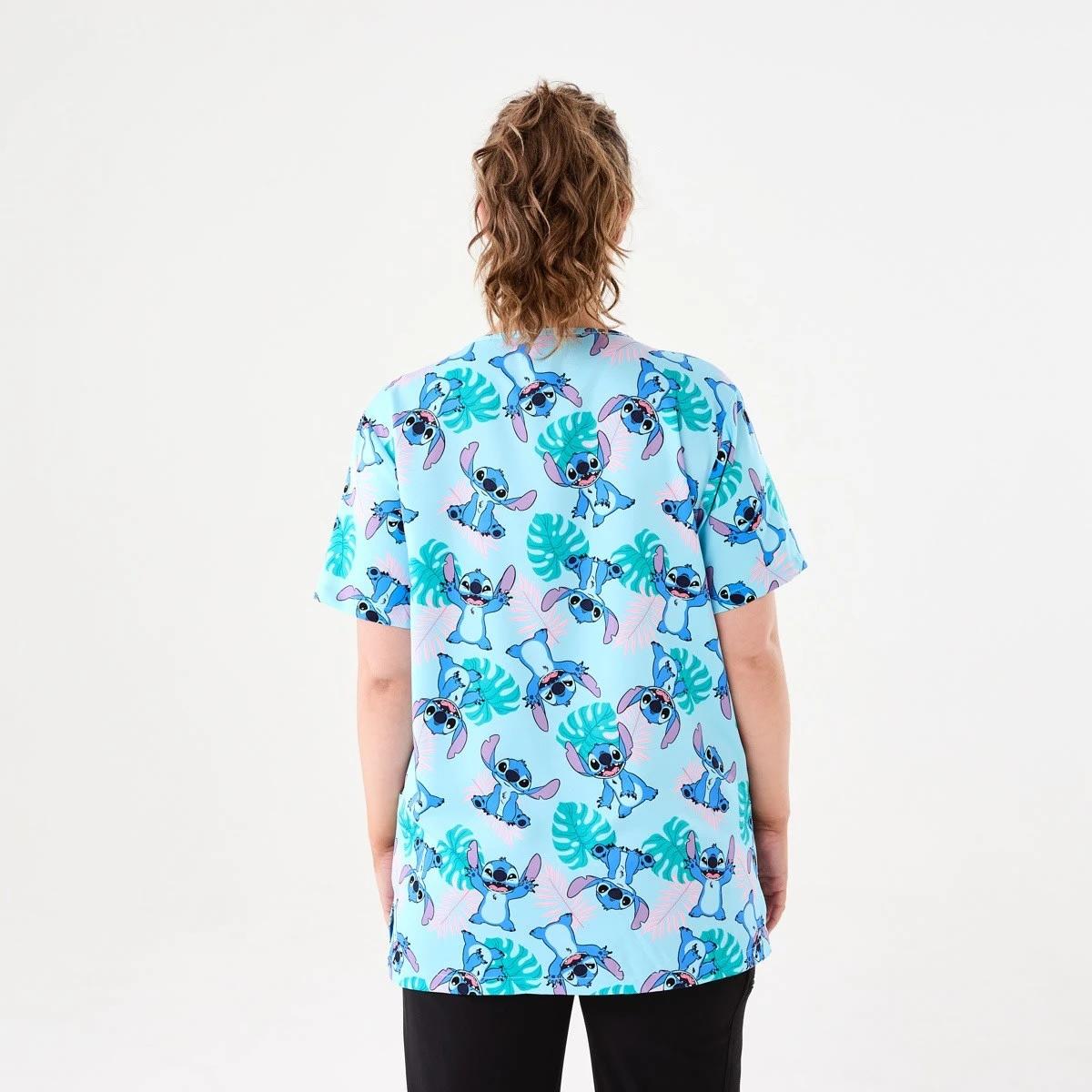 3 Work Short Sleeve Disney Lilo & Stitch License Scrub Top Stitch, 3 of 6