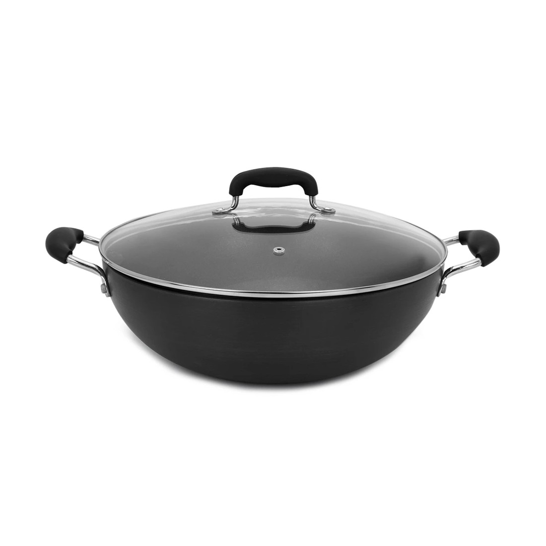 1 32cm Hard Anodised Wok, 1 of 6