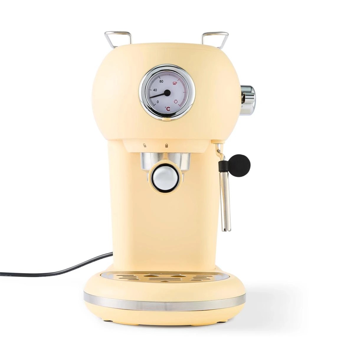 5 Retro Espresso Coffee Machine - Yellow, 5 of 8