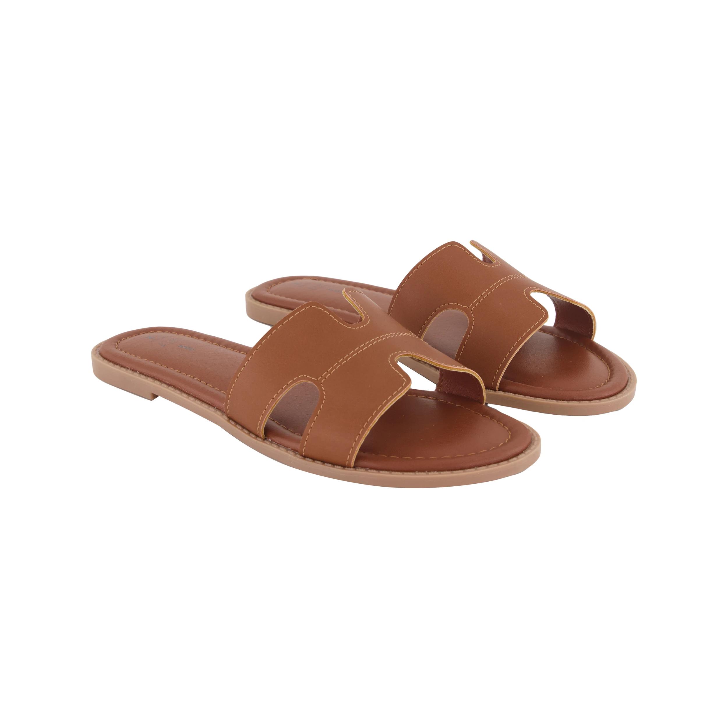 2 Senior Sandals TAN, 2 of 3