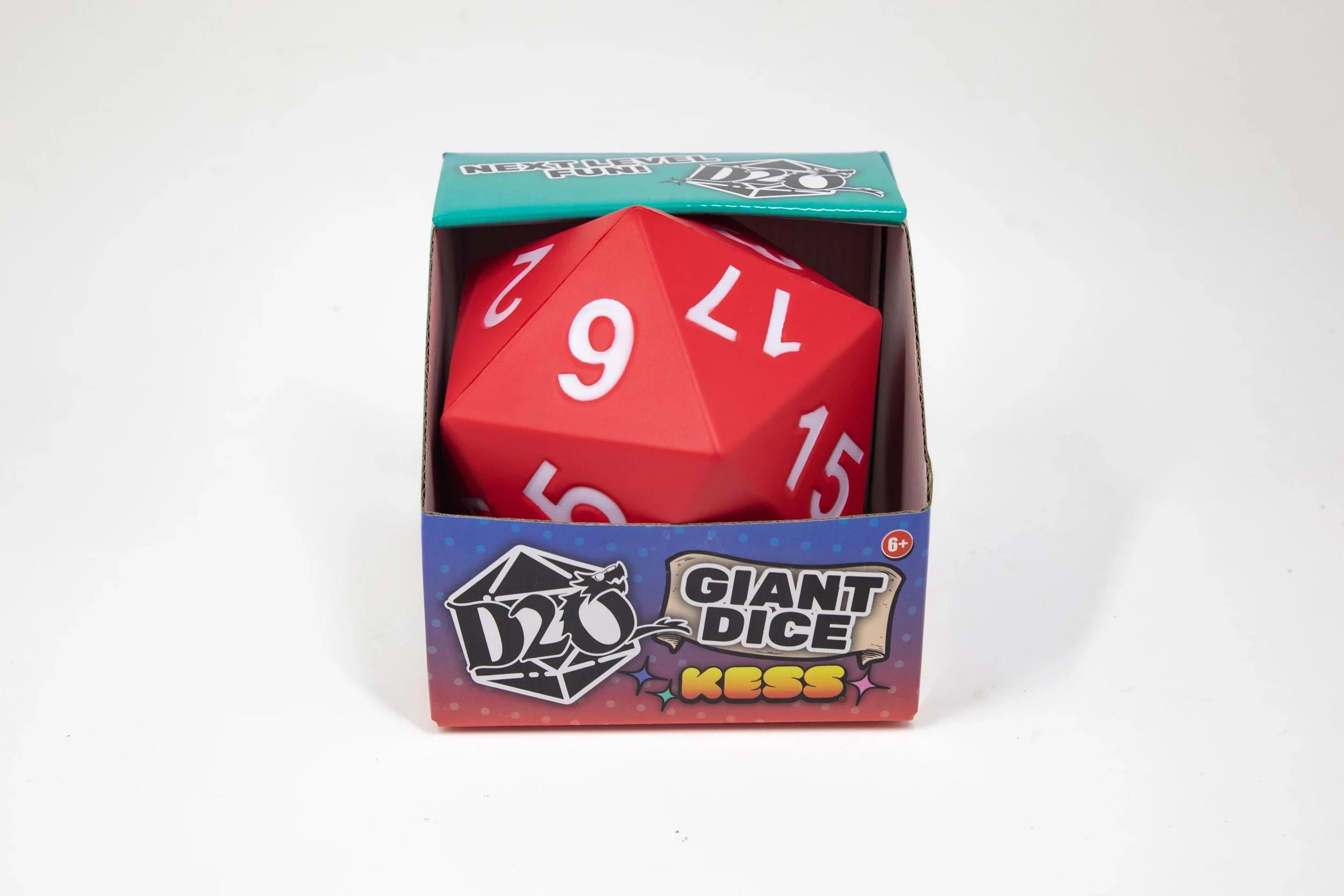 1 Kess Giant D20 Foam Dice - Red, 1 of 1