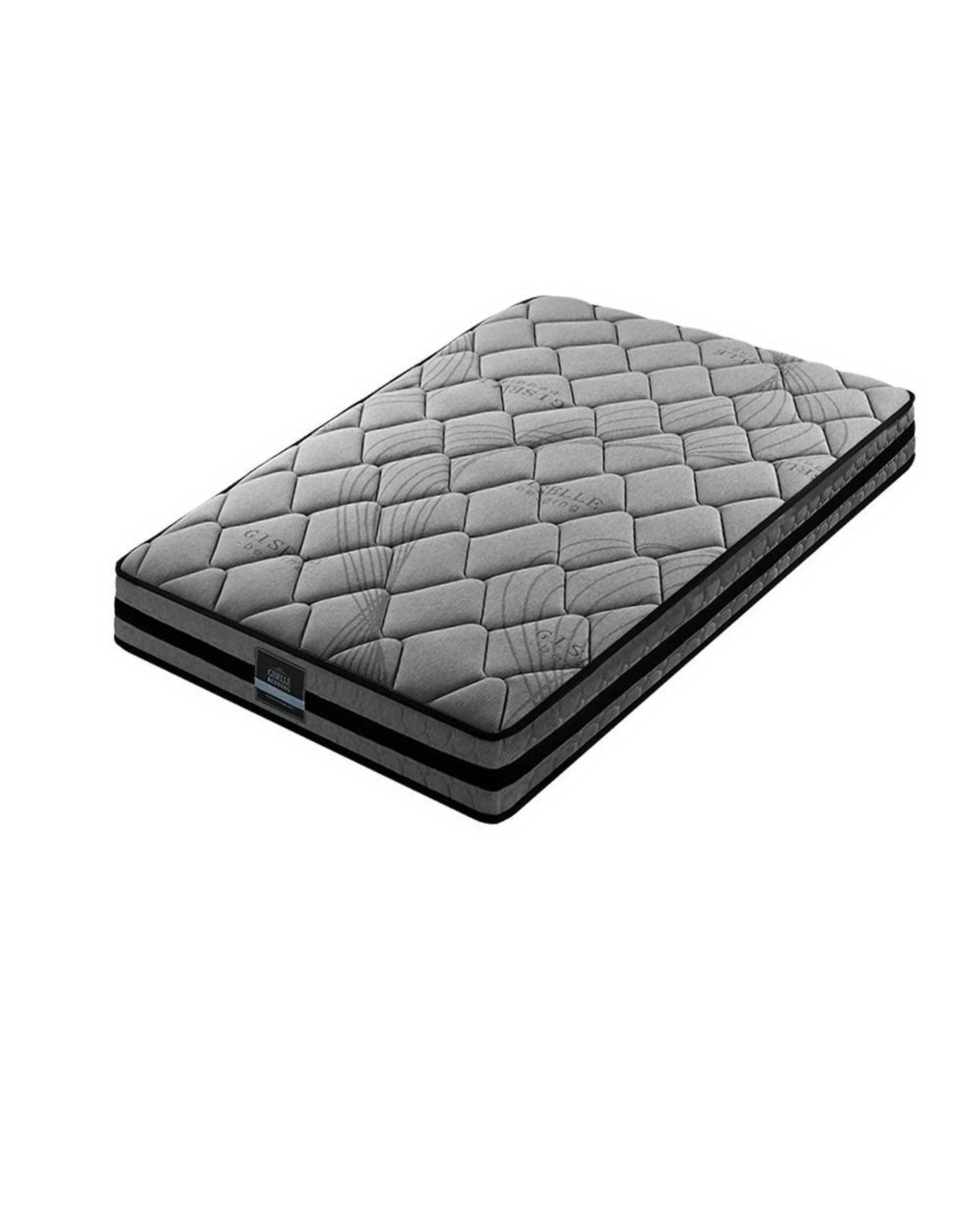 1 Giselle Bedding 22cm Mattress Medium Firm Single - Single Bed - Grey, 1 of 6