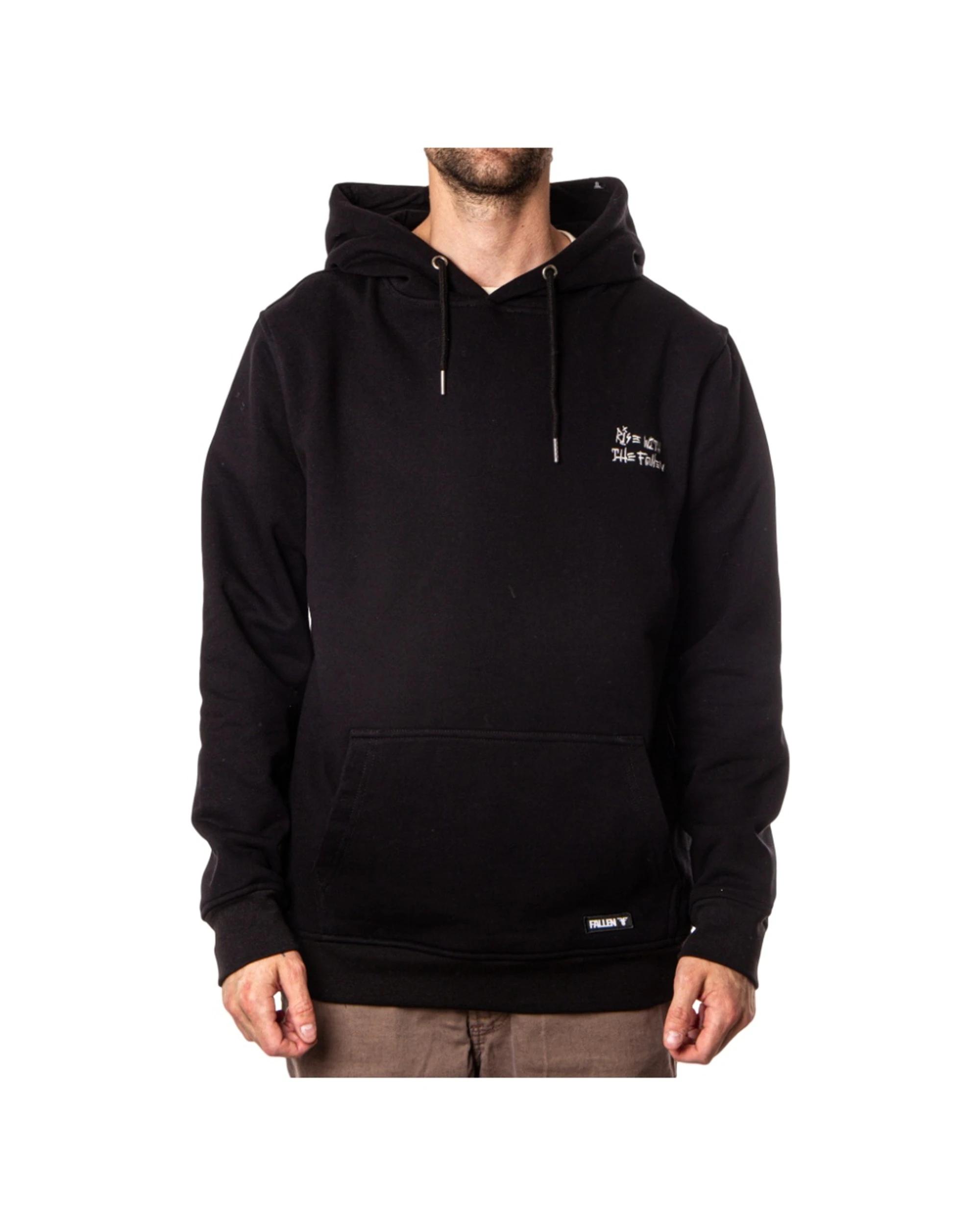 5 Fallen Footwear Mens Dark Horse Tarot Hoodie Cotton Polyester Blend BLK/WH, 5 of 7