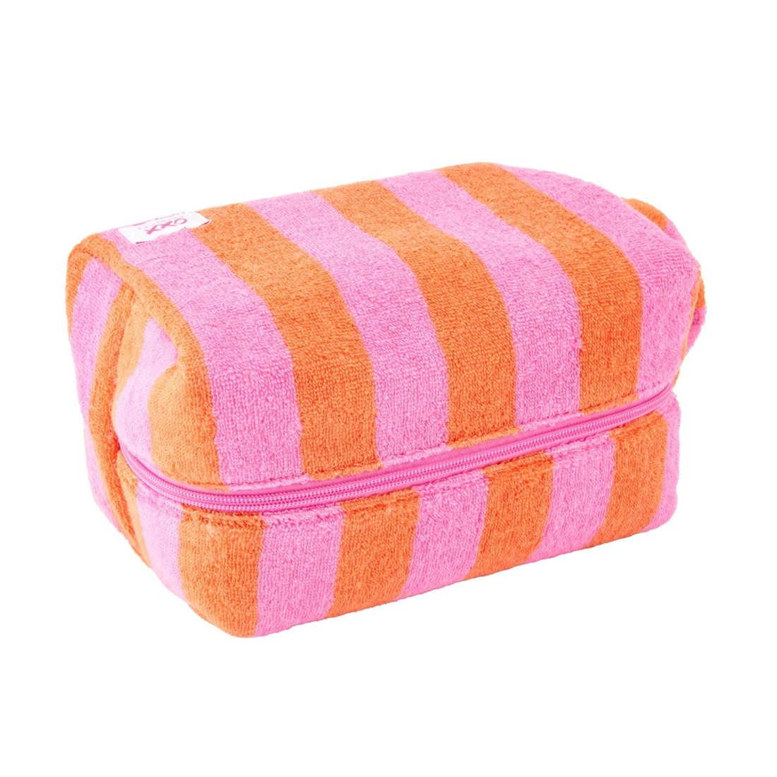 3 OXX Cosmetics Makeup Bag - Pink and Orange, 3 of 4