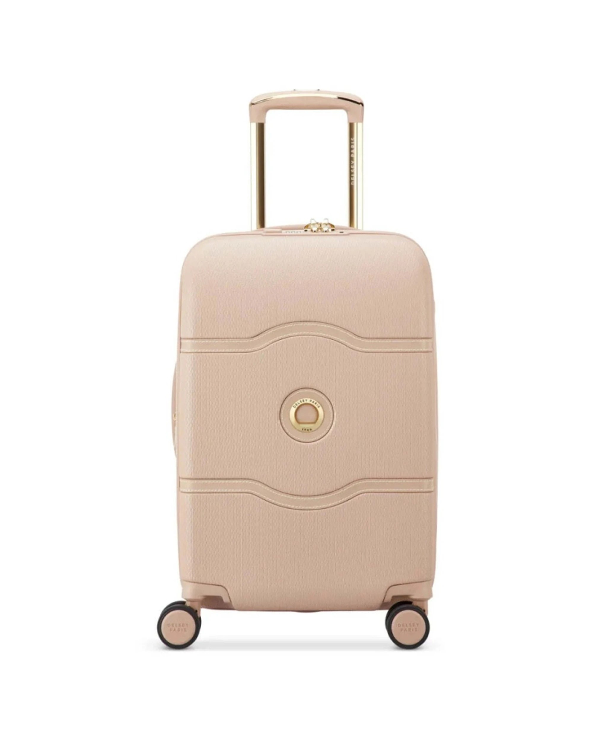 1 Delsey Luggage Chatelet Air 2.0 4-Wheel Cabin Suitcase USB TSA Lock Rose - Brown, 1 of 8