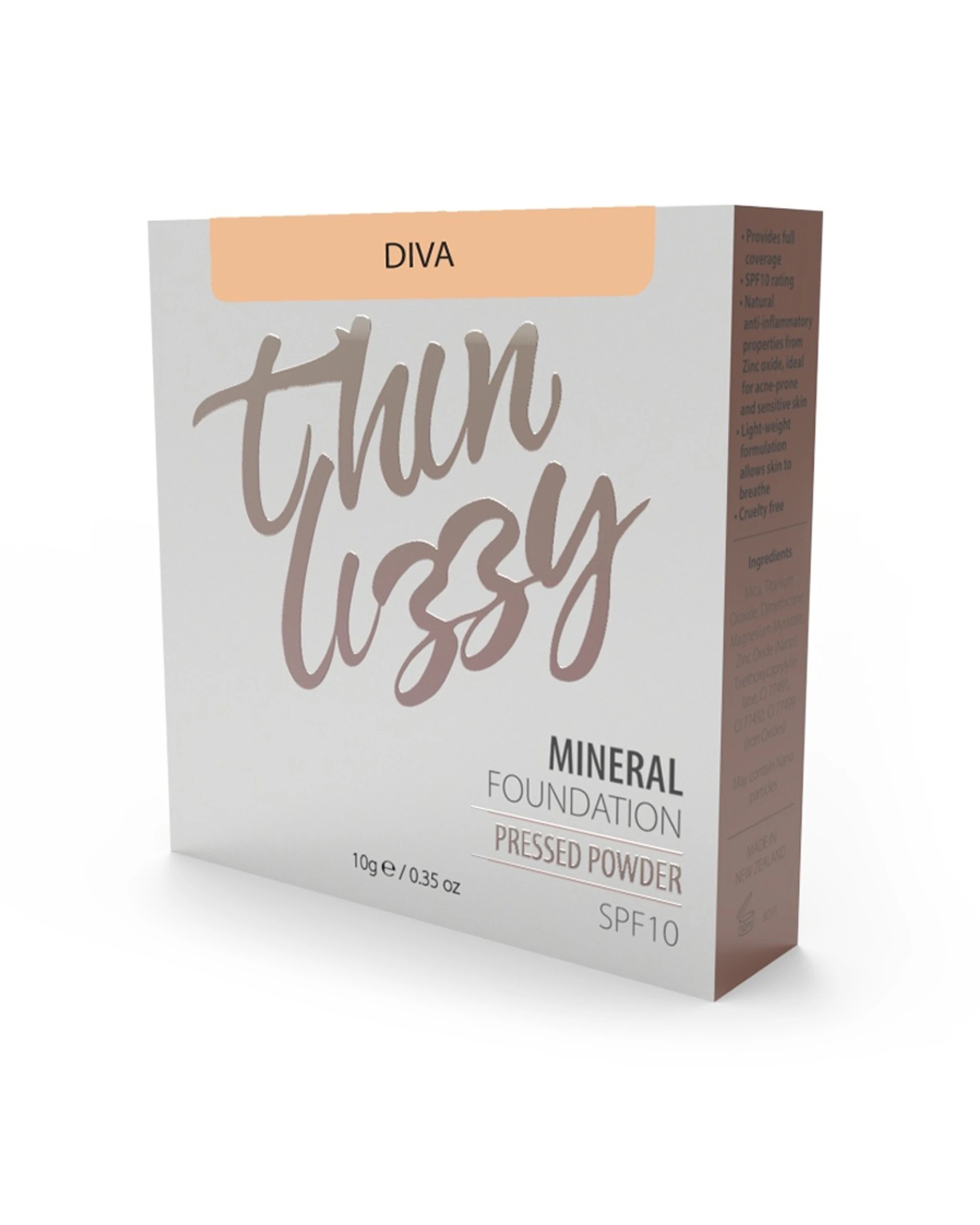 1 Thin Lizzy Pressed Mineral Foundation - Diva, 1 of 1