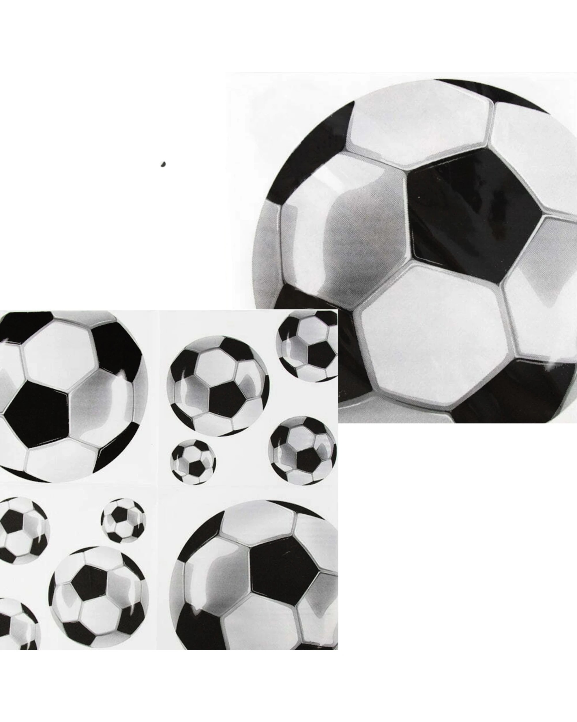1 Partyrama Soccer Match Party Large Paper Napkins Serviettes Pack of 16, 1 of 1
