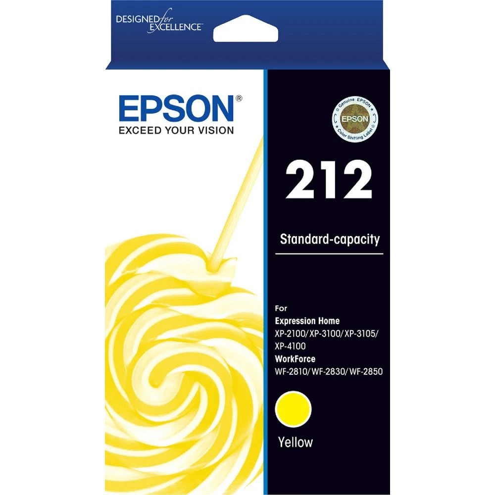 1 Epson 212 Ink Cartridge Yellow, 1 of 1