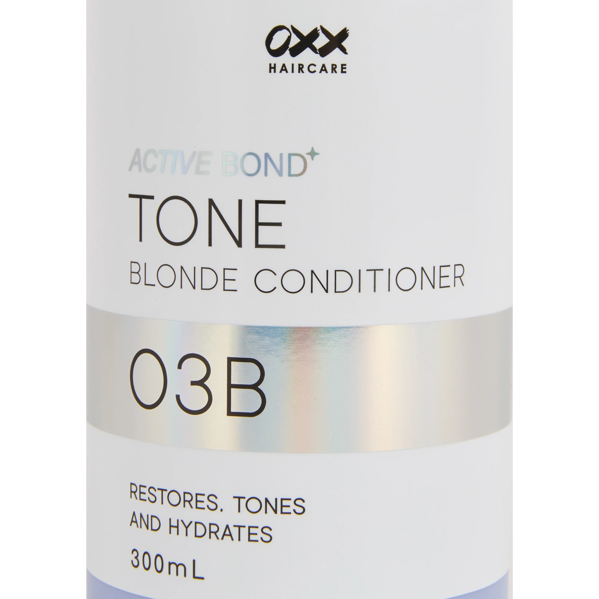 4 OXX Haircare Active Bond+ 03B Tone Blonde Conditioner 300ml, 4 of 4