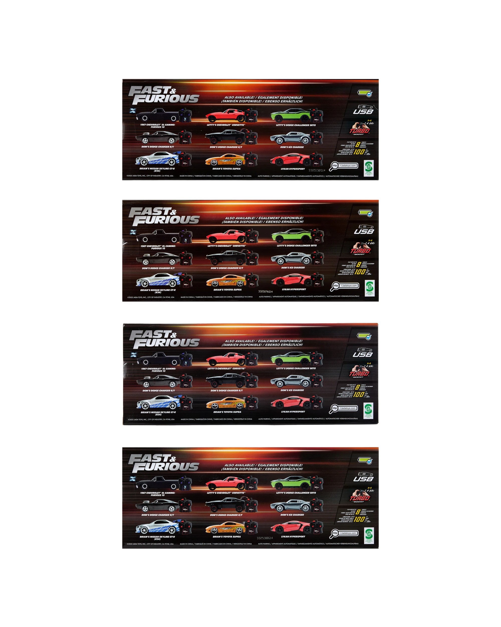 8 Fast & Furious 2.4GHz Turbo Boost Radio Control Vehicle - Assorted, 8 of 8