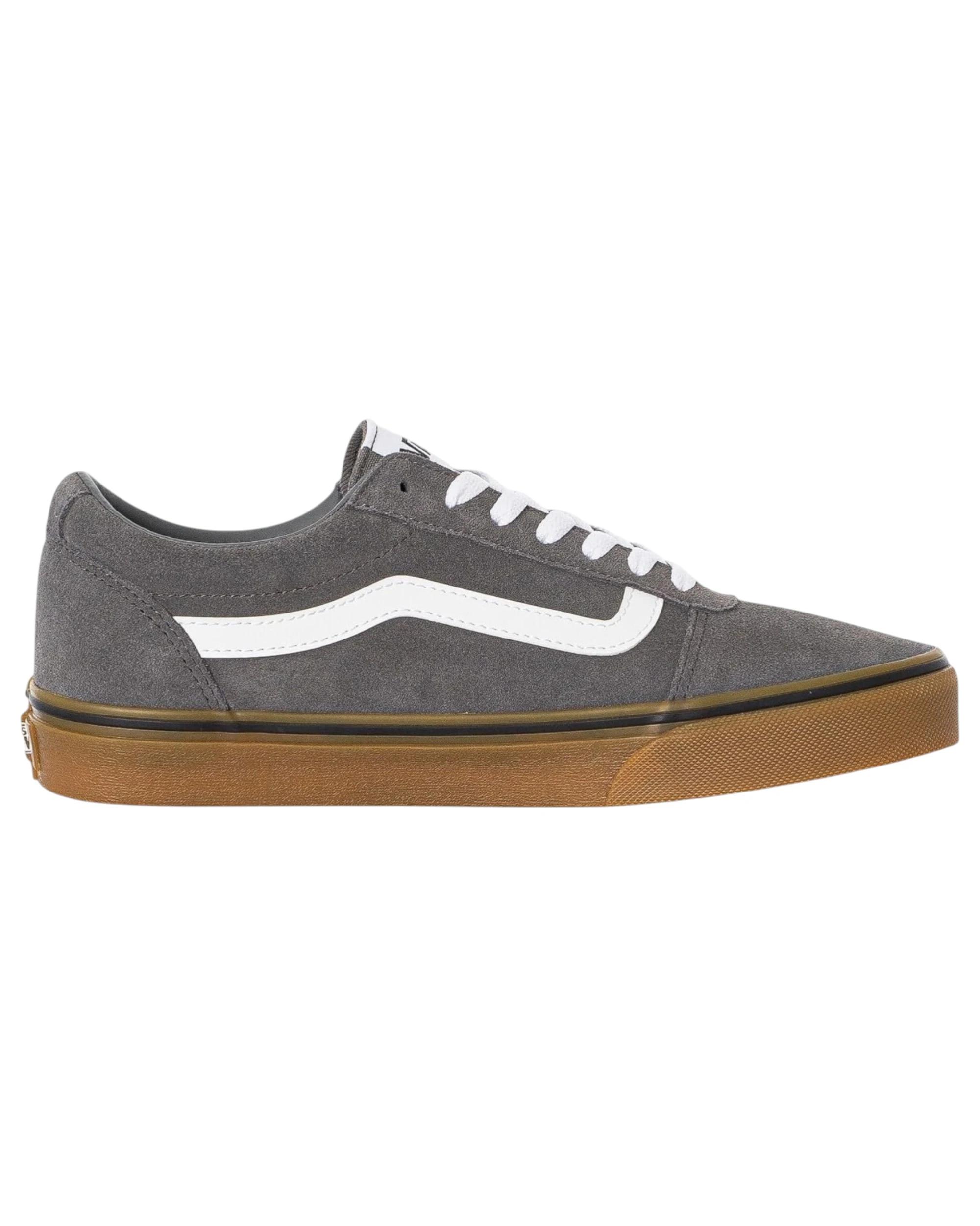 1 Vans Mens Ward Low Top Suede Pewter/Gum Lace Up Shoes PEWTER/GUM, 1 of 7