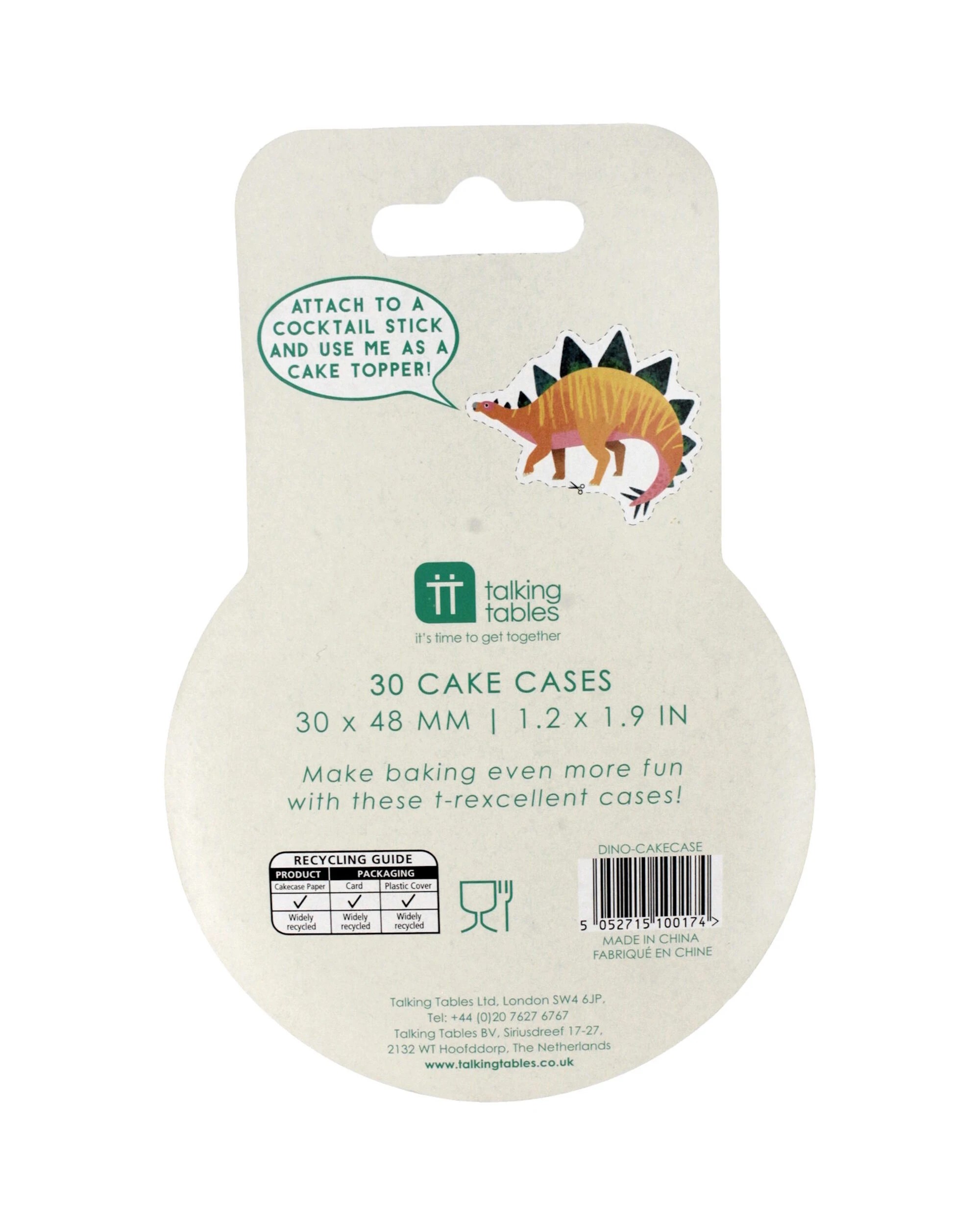 3 Talking Tables Party Dinosaur Baking Cups Pack of 30 - Multi, 3 of 3