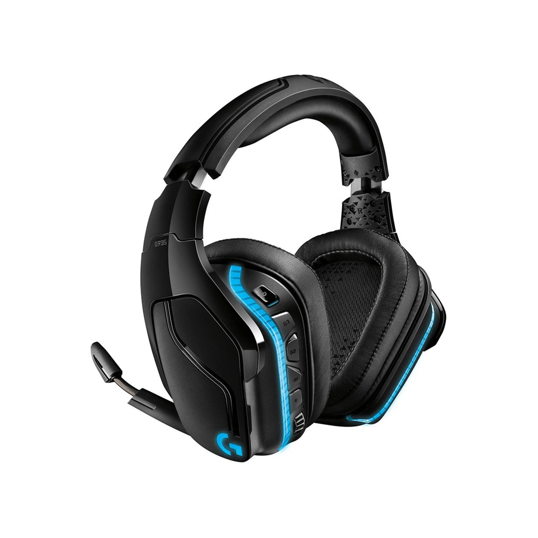 6 Logitech G935 Wireless 7.1 Surround Sound Lightsync Gaming Headset - Multi, 6 of 8