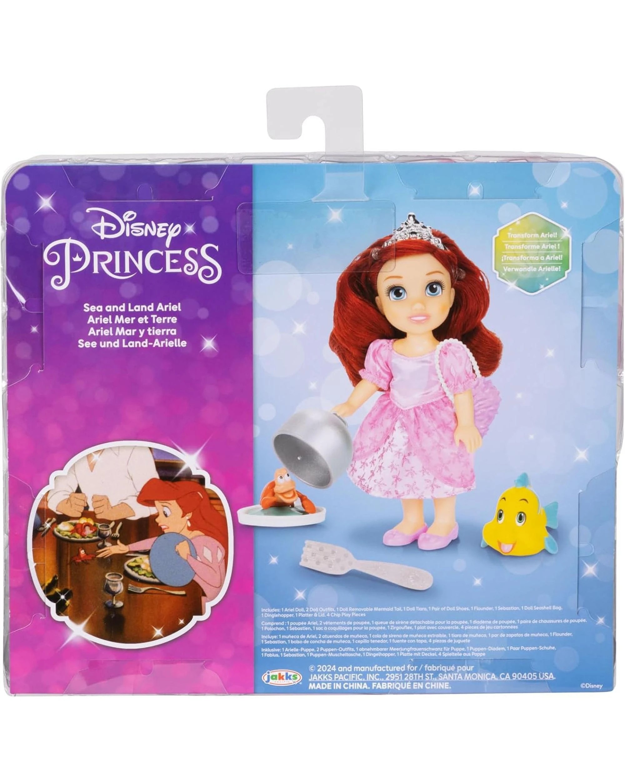 9 Disney Princess Sea and Land Ariel Doll Playset, 9 of 9
