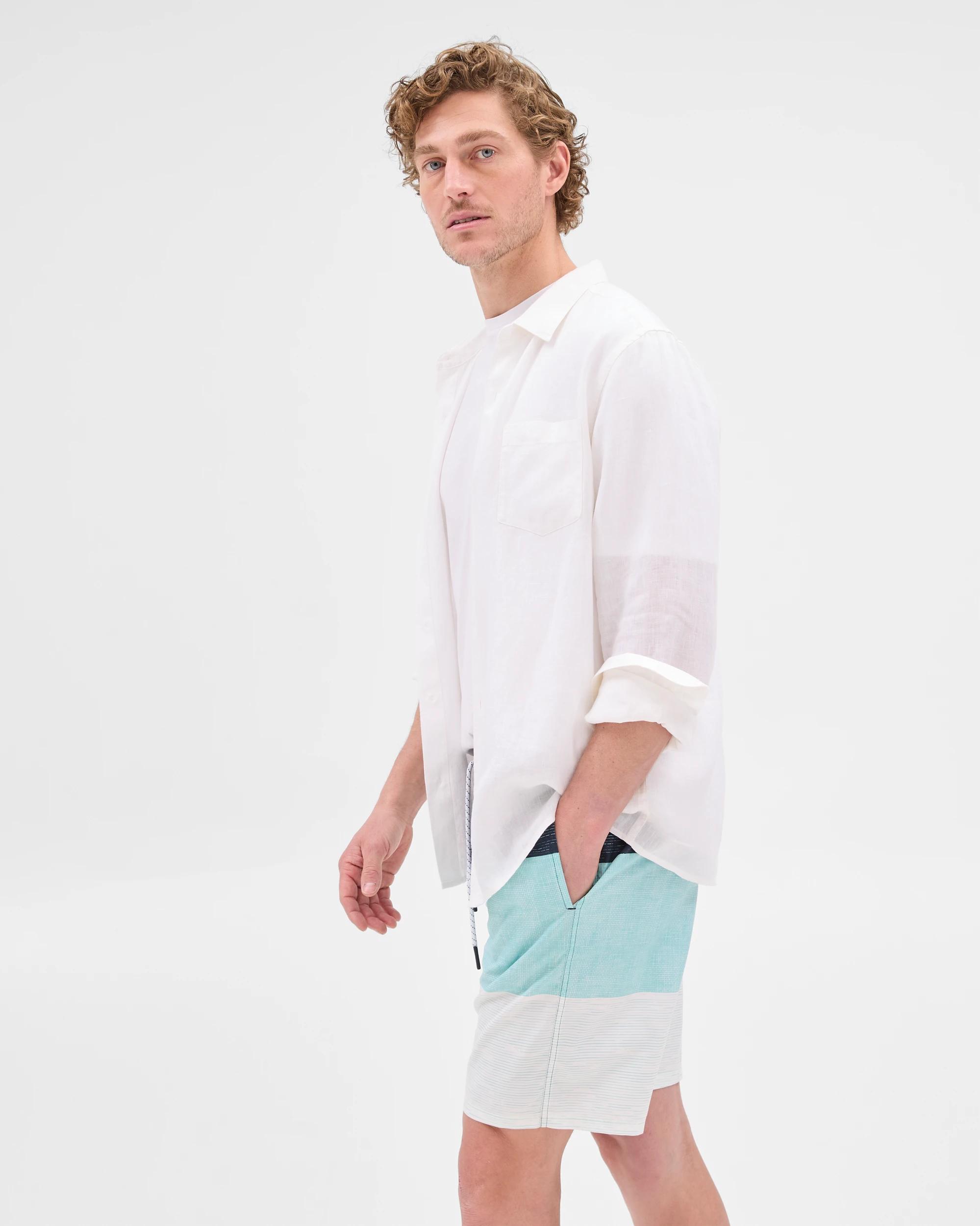 8 Target Blocked Swim Boardshorts AQUA, 8 of 10