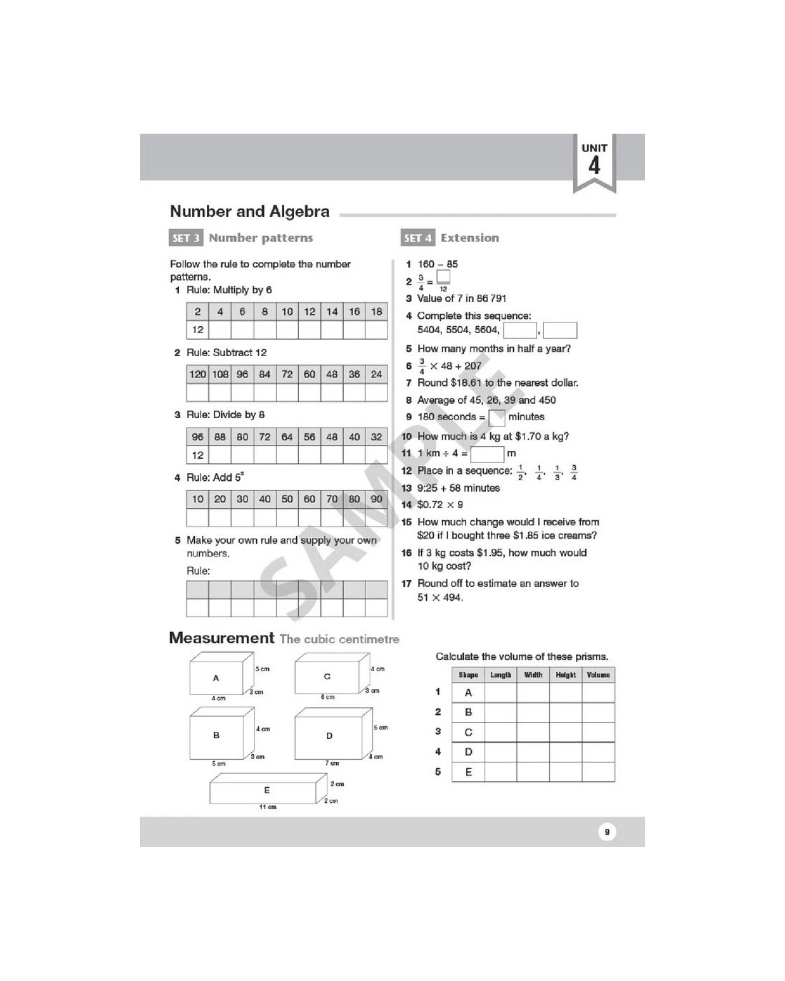 Maths Plus Australian Curriculum Mentals & Homework Book 6 - Kmart
