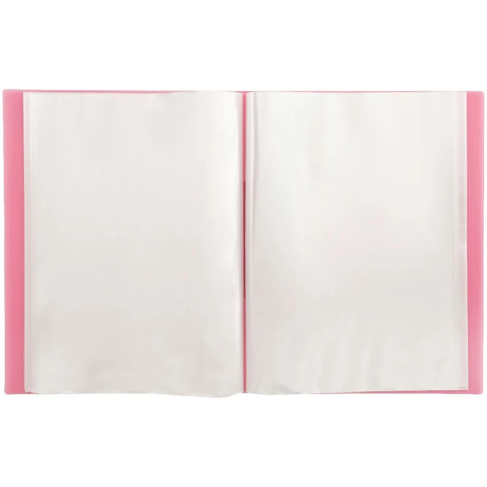 2 King Jim Fixed Display Book 40 Pockets Gloss Pink, 2 of 3