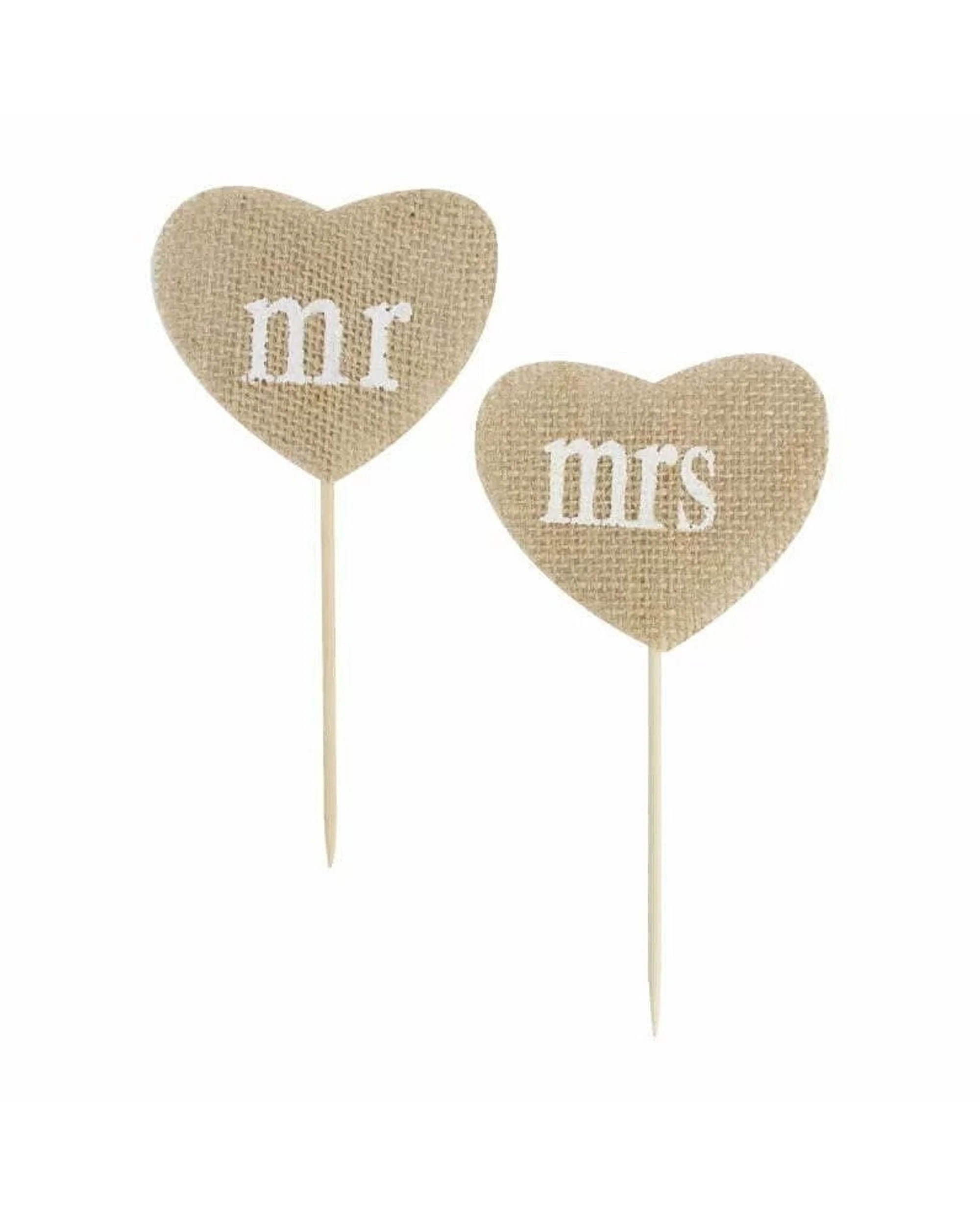 1 Party Maker 6pc Linen Picks Celebration Supplies Accessories - Beige, 1 of 1