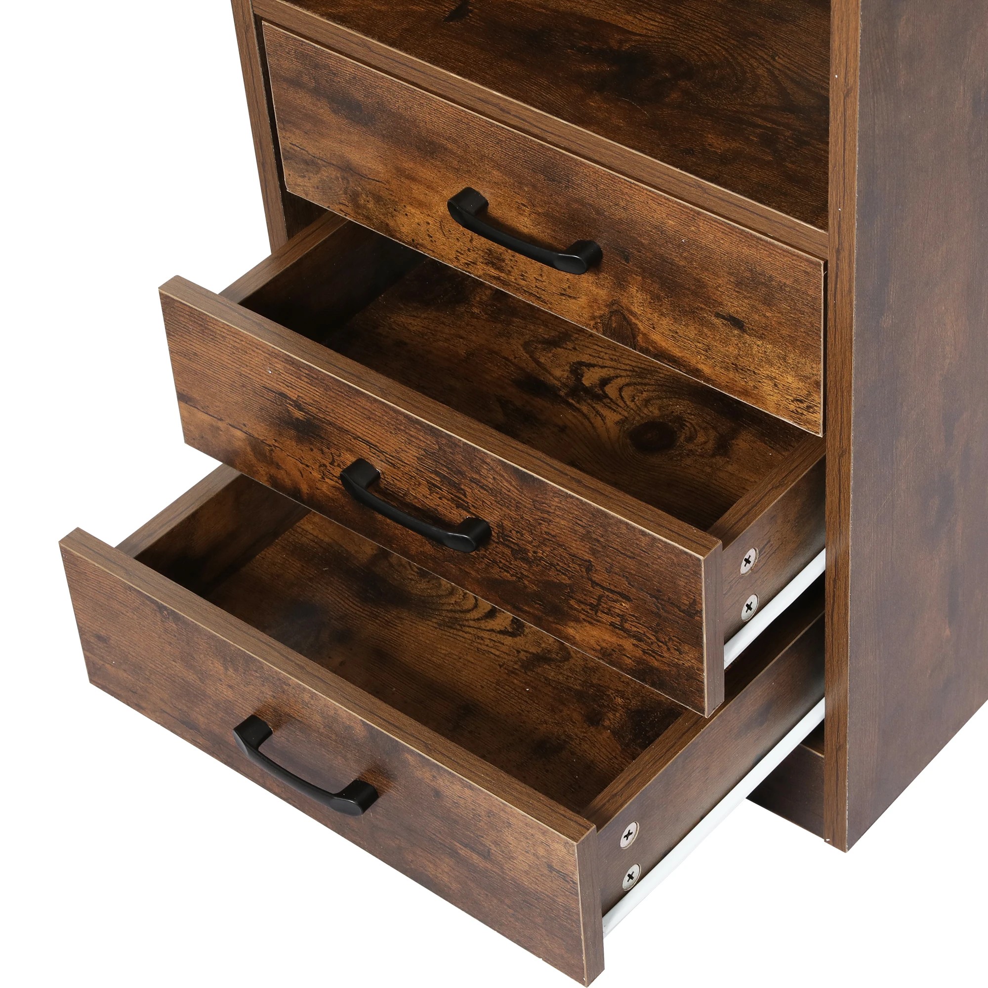 2 Levede Bedside Table With Charging Station Oak, 2 of 6