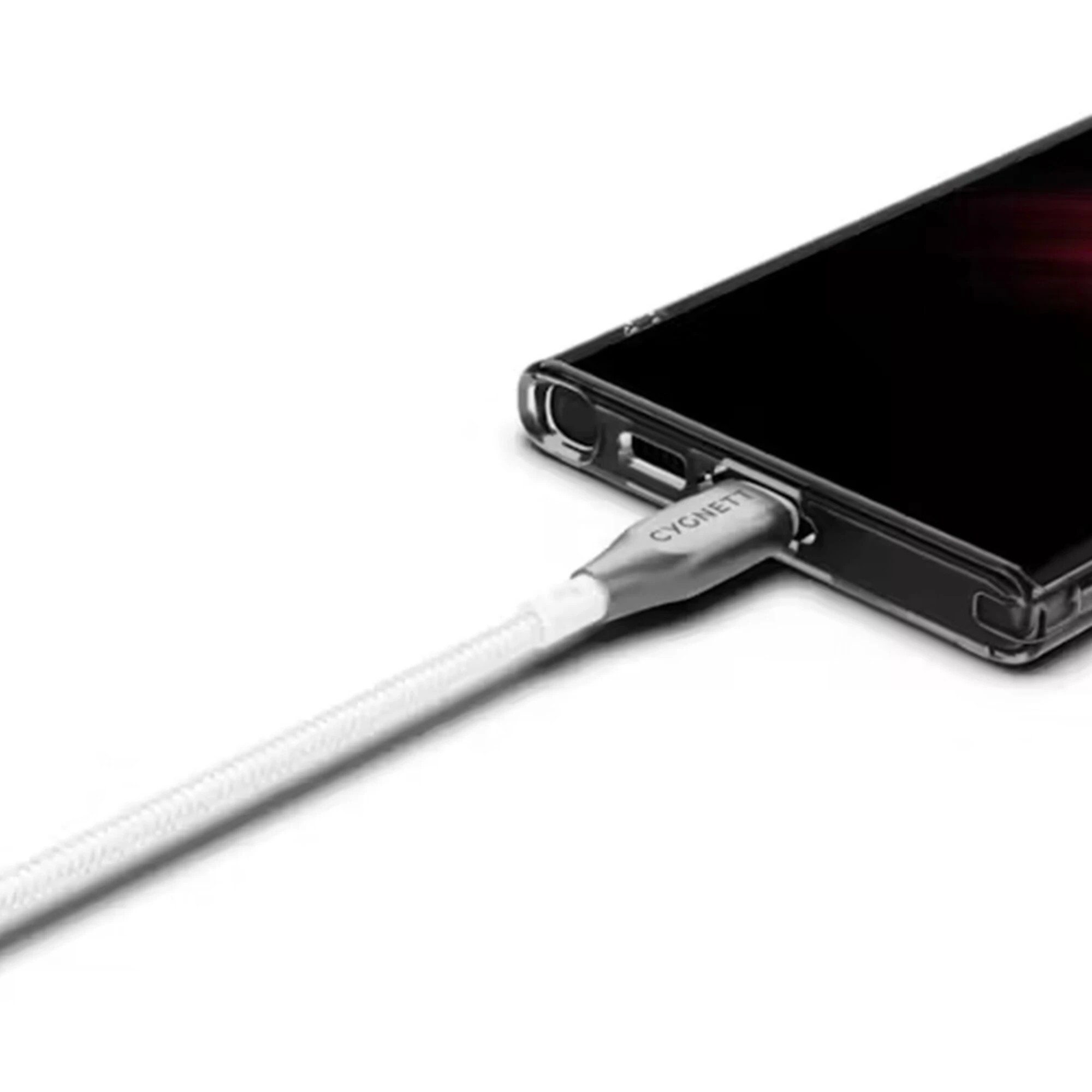 4 Cygnett - Armoured 1m USB-C to USB-A Cable - White, 4 of 4