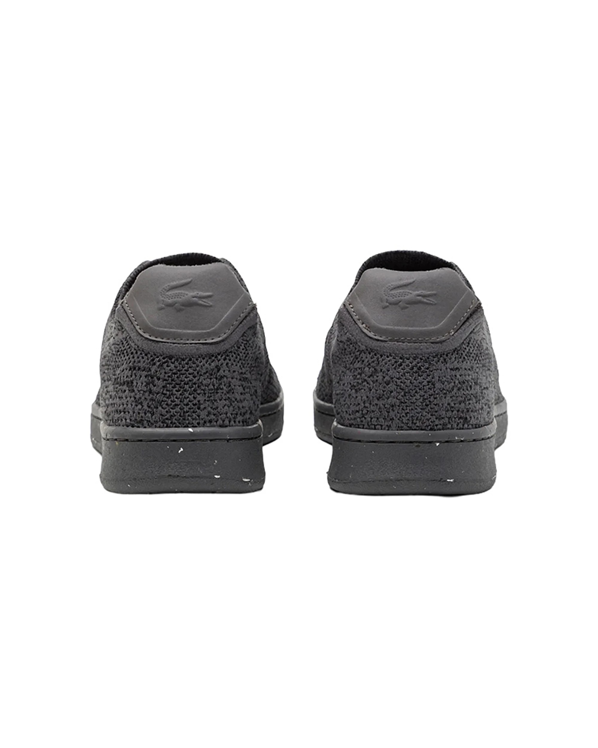 3 Lacoste Carnaby Piquee Knitted Textile Laceup Men's Casual Sneakers - 7 - Grey, 3 of 5