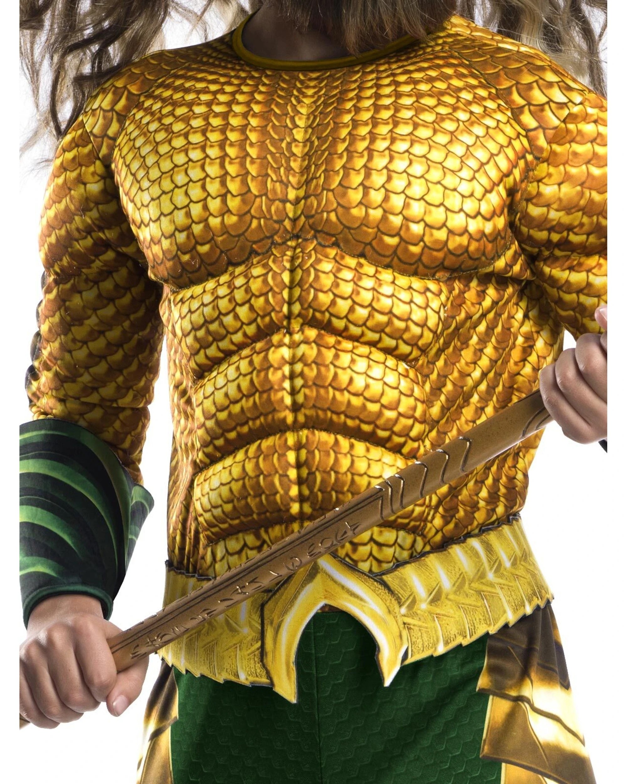 2 Dc Comics Aquaman Deluxe Boys Dress Up Costume Size M - Multi, 2 of 2