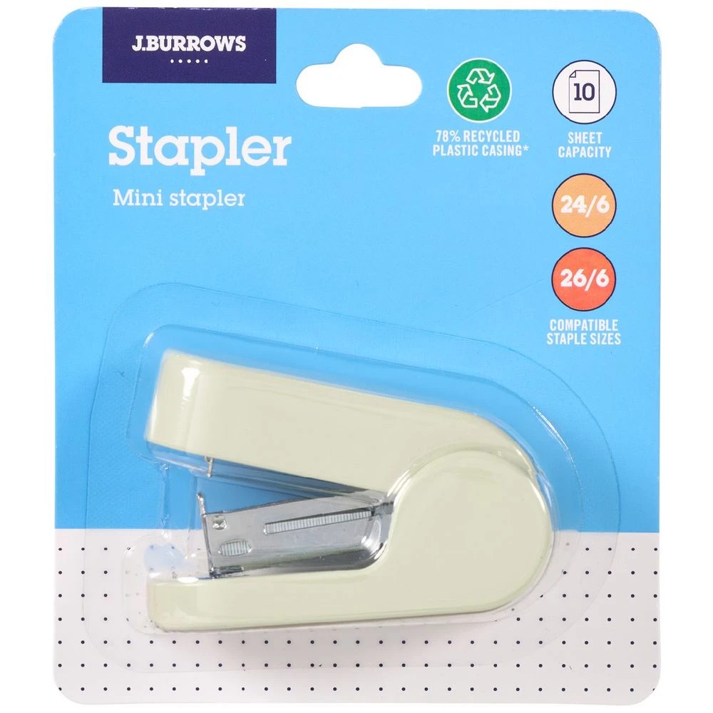 2 J.Burrows Mini Stapler Green, 2 of 3