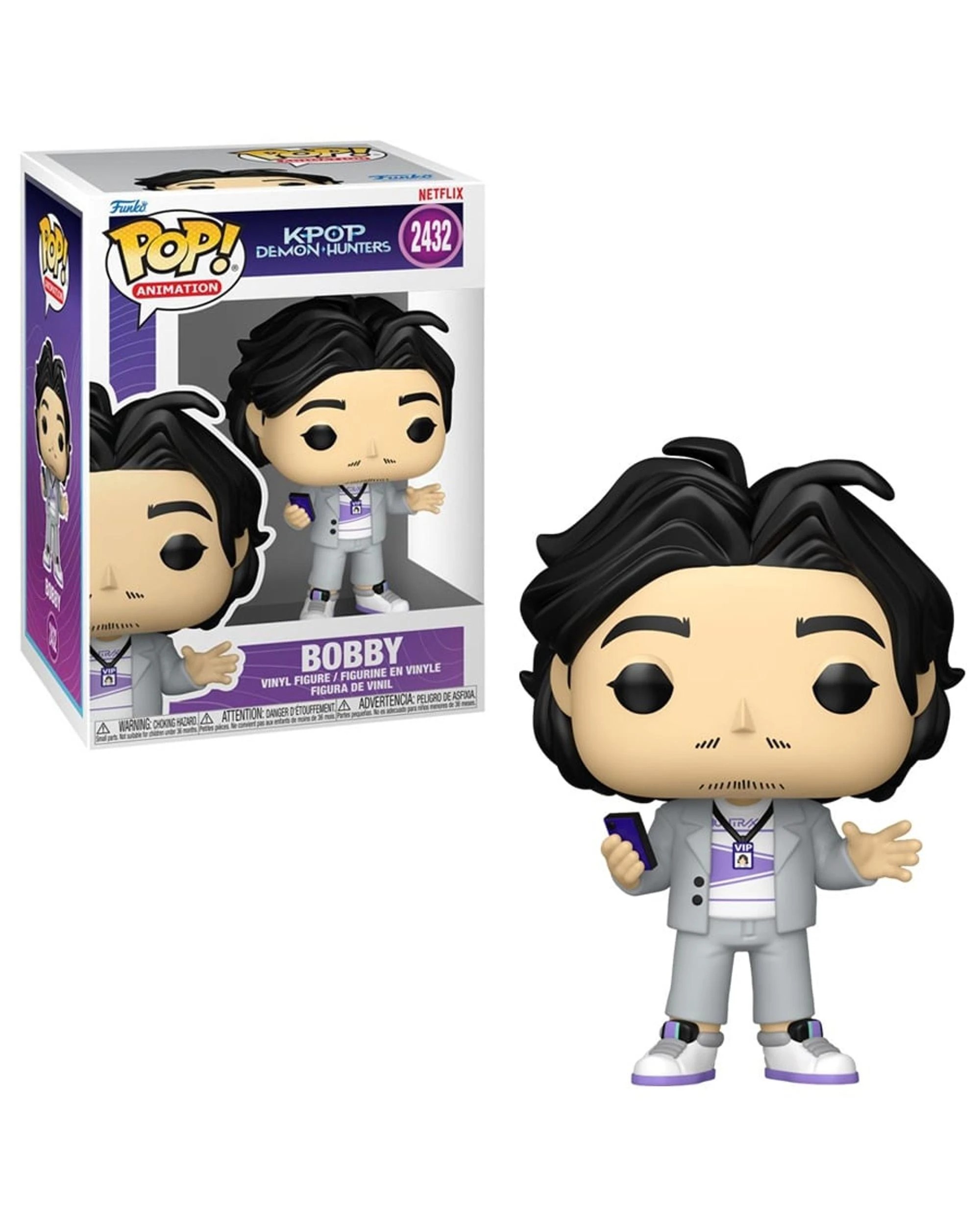 1 K-Pop Demon Hunters Bobby Funko POP! Vinyl, 1 of 3
