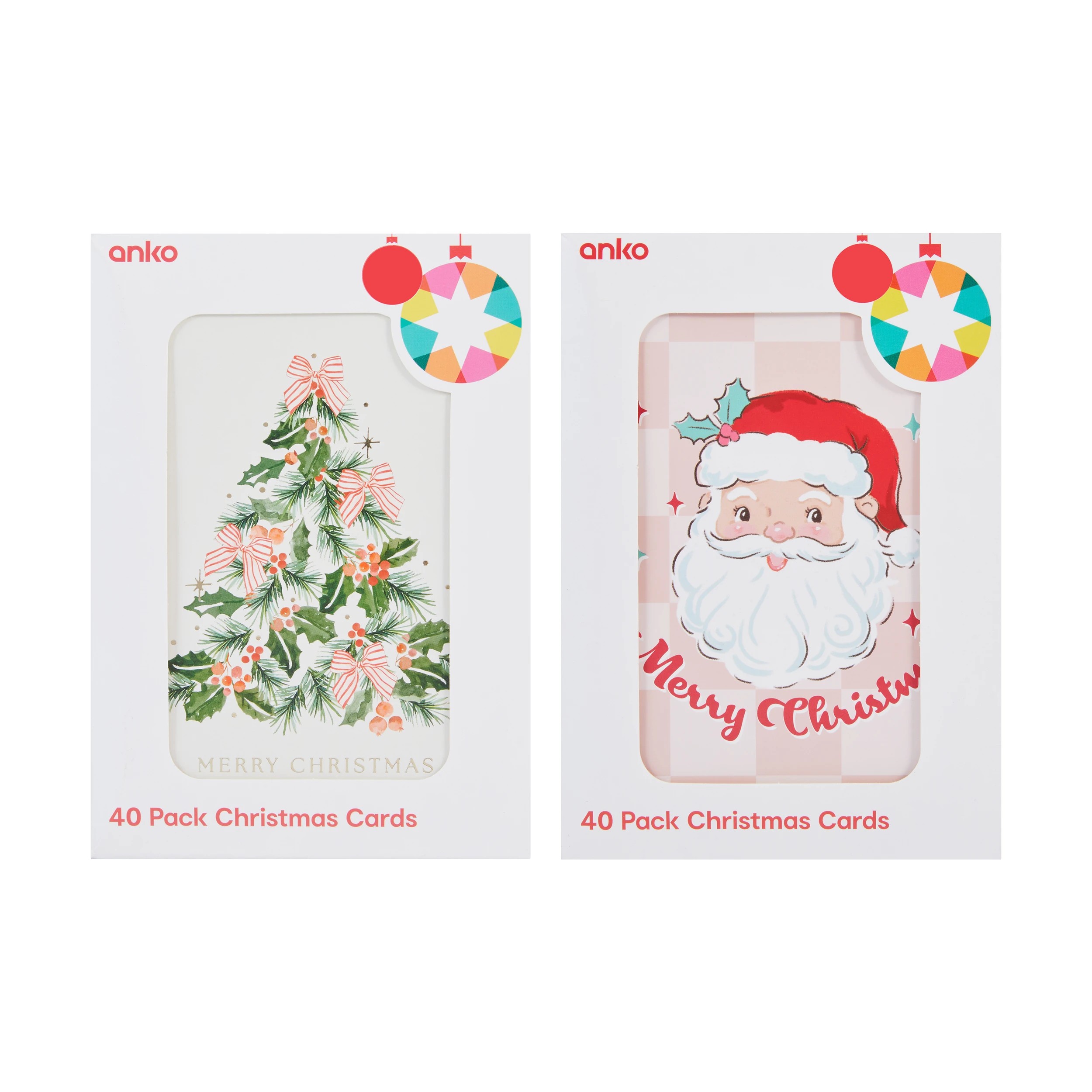 4 40 Pack Christmas Cards - Assorted, 4 of 5