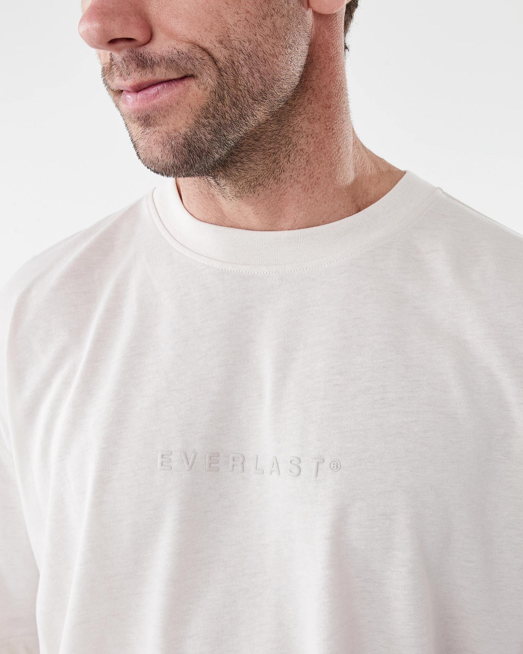 5 Everlast Mens Athletic Crew Neck T-shirt Stone, 5 of 8