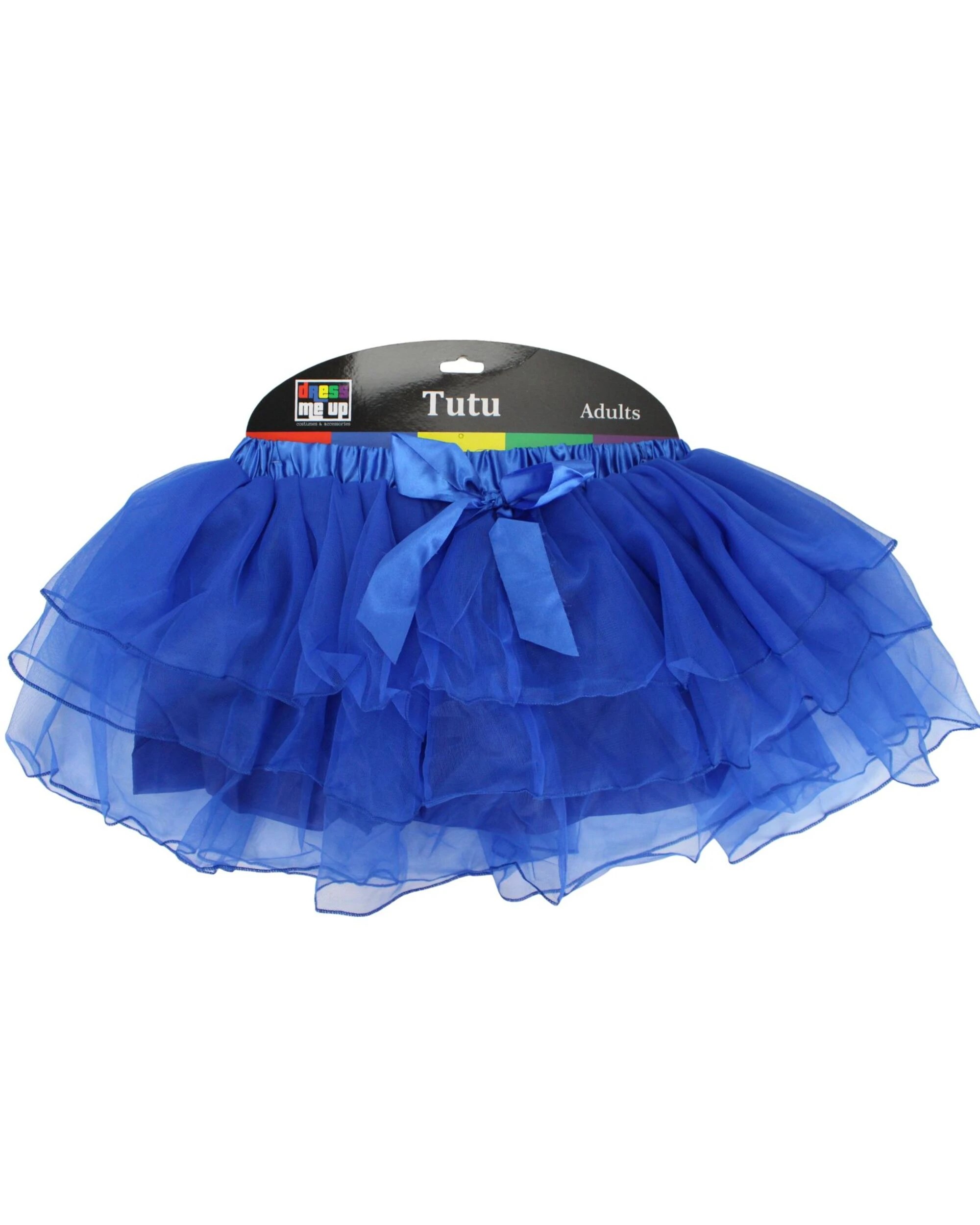 2 Gold Star Adult Layered Deluxe Tutu - ONE SIZE - Blue, 2 of 3