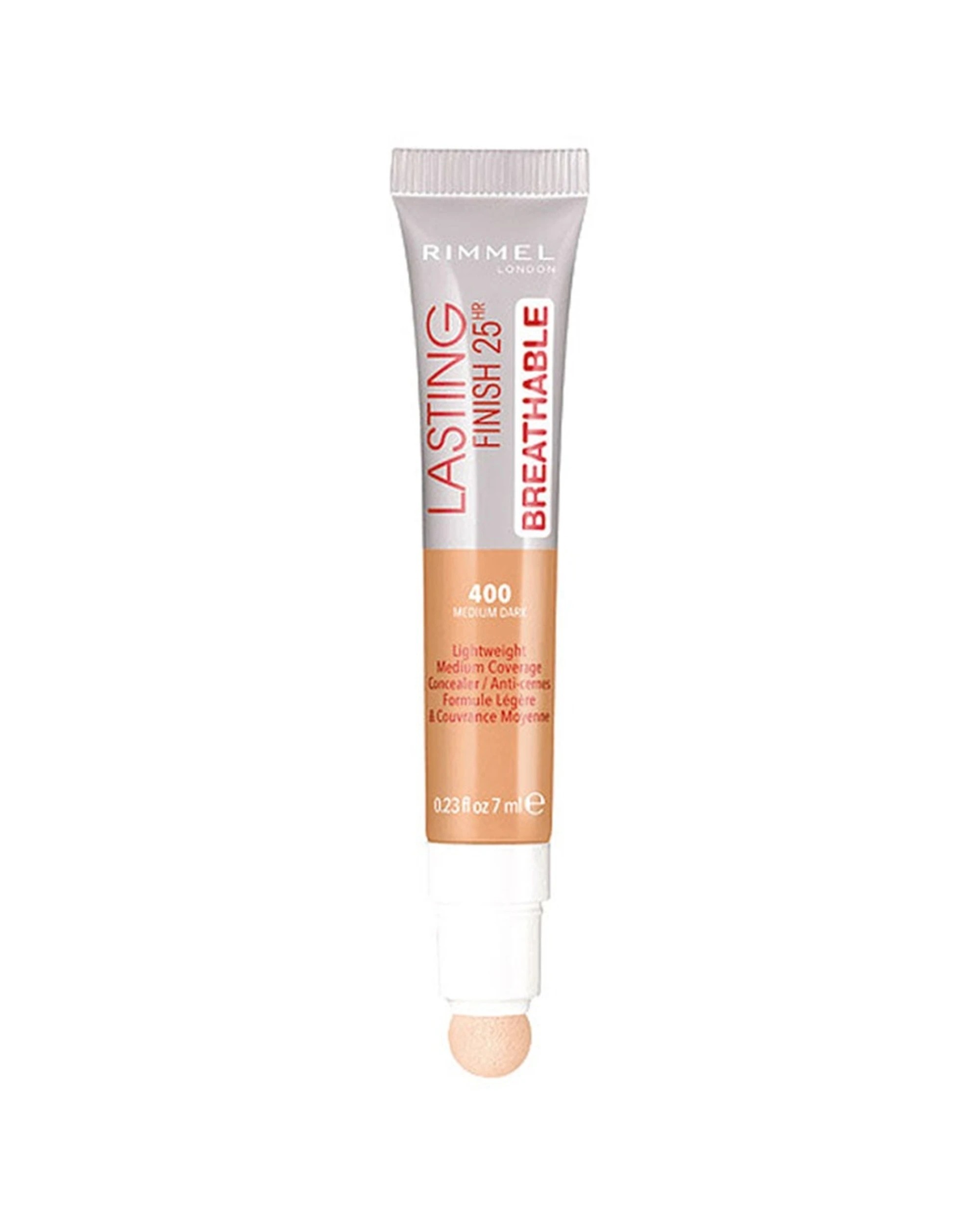 1 Rimmel Lasting Finish Breathable Concealer 400 Medium Dark Lightweight, 1 of 1