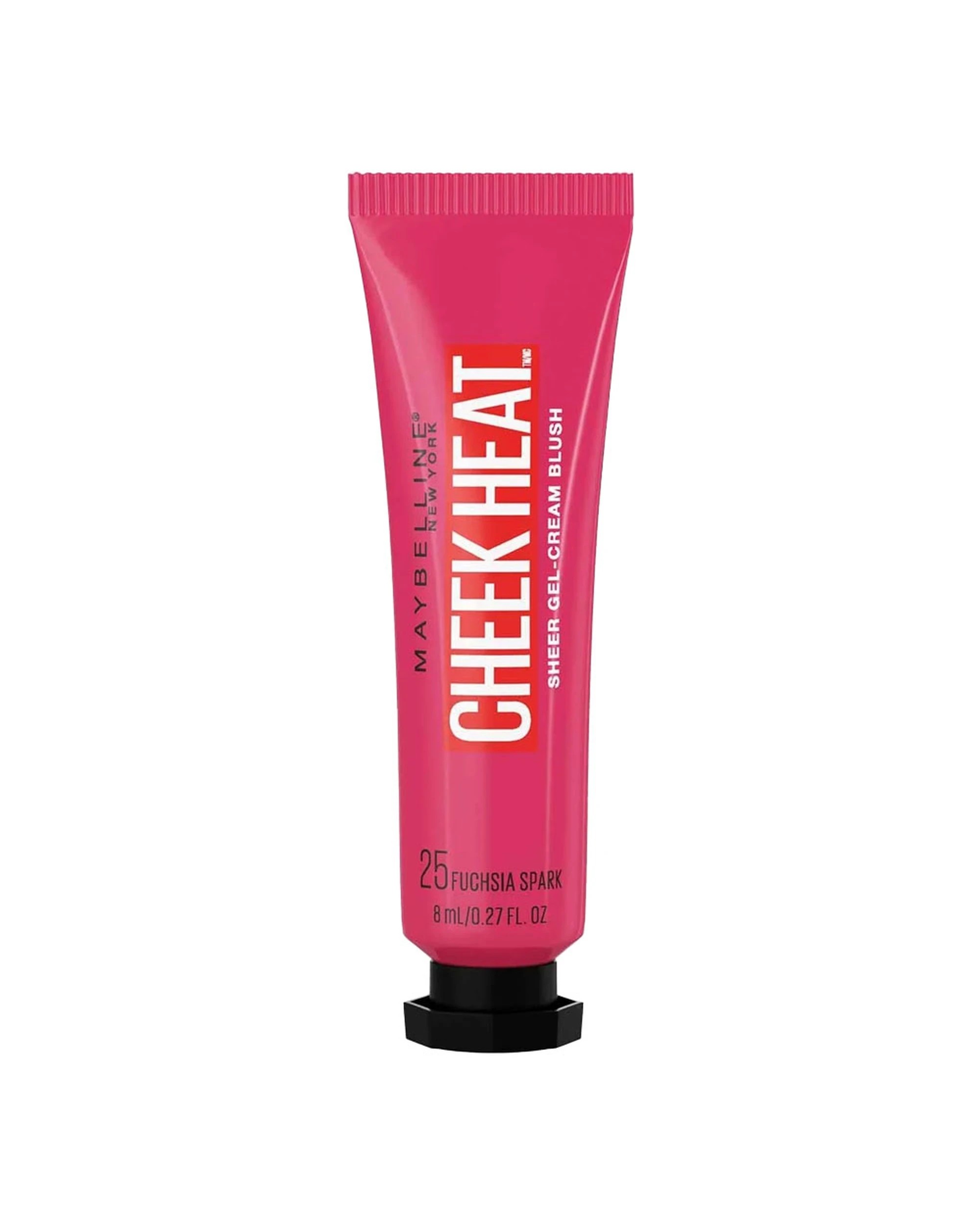 1 Maybelline Cheek Heat Gel Cream Blush 8ml 25 Fuchsia Spark, 1 of 2