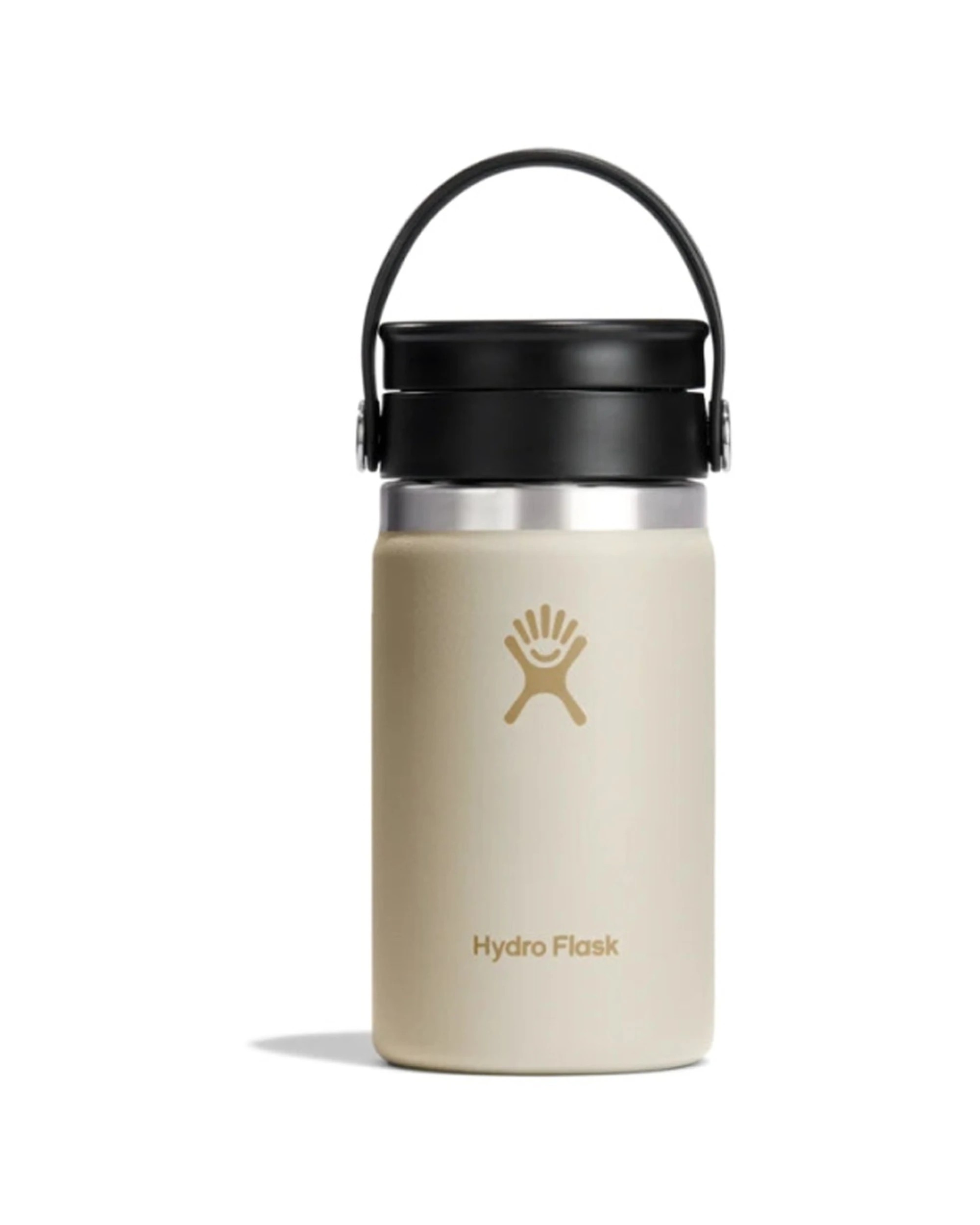 1 Hydro Flask Wide Flex Sip Tea & Coffee Insulated Bottle TempShield Leakproof 12oz Coconut - Beige, 1 of 2