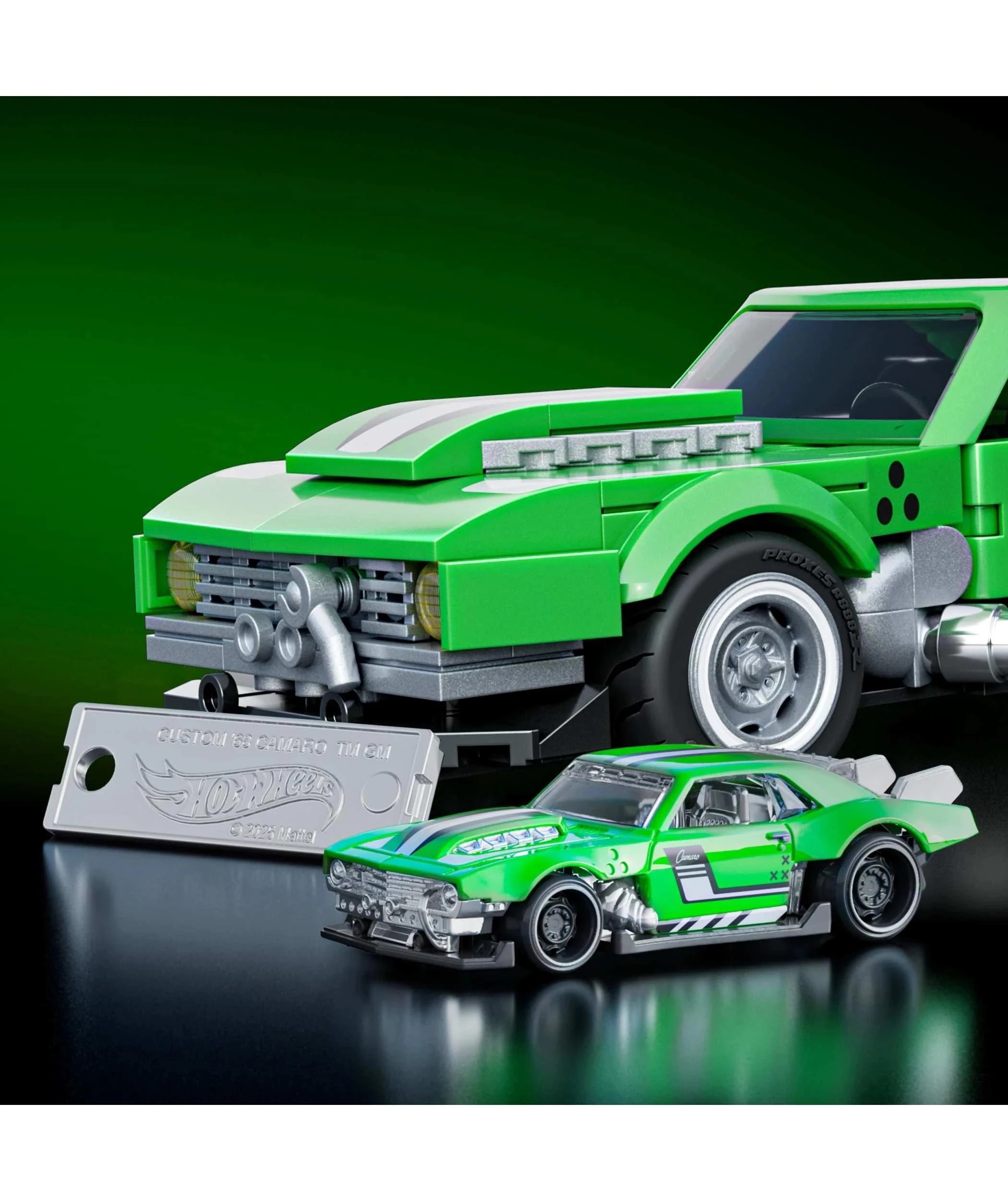 5 Mattel Brick Shop Hot Wheels Custom ’68 Camaro Building Toy Kit - Multi, 5 of 6