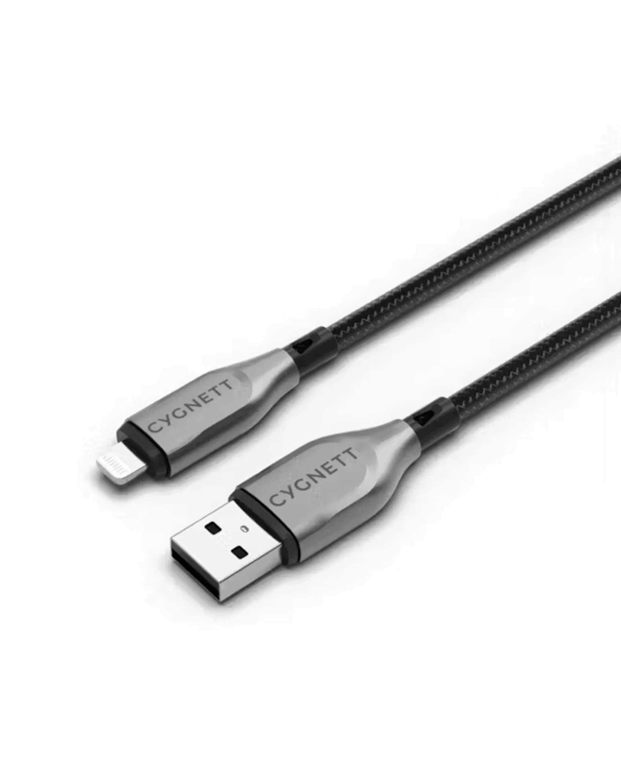 2 Cygnett - Armoured 1m Lightning to USB-A Cable - Black, 2 of 2
