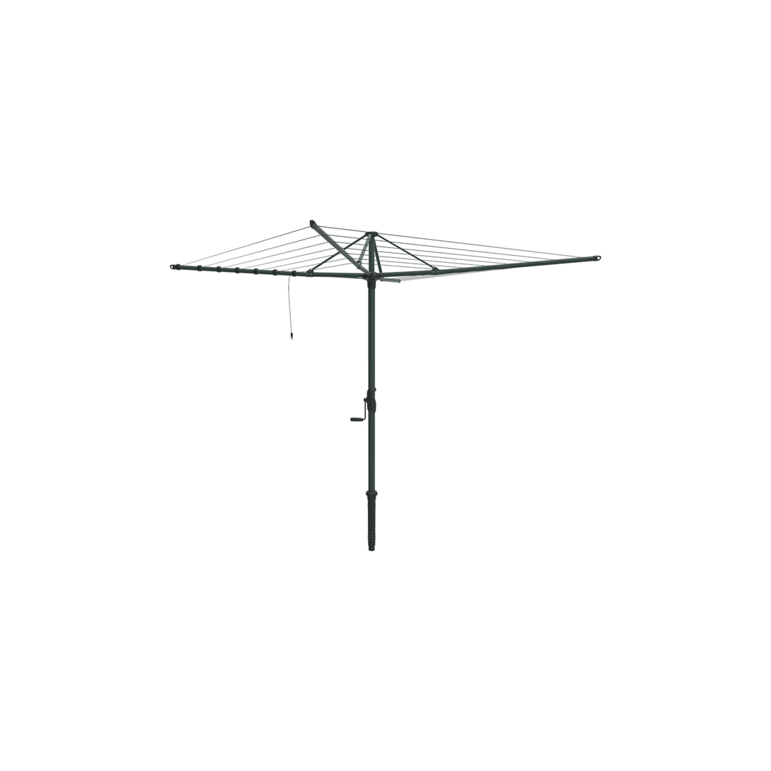 1 Hills 7 Line Rotary Galv Steel Clothesline Outdoor 48m Drying Space Monument
 - Natural, 1 of 5