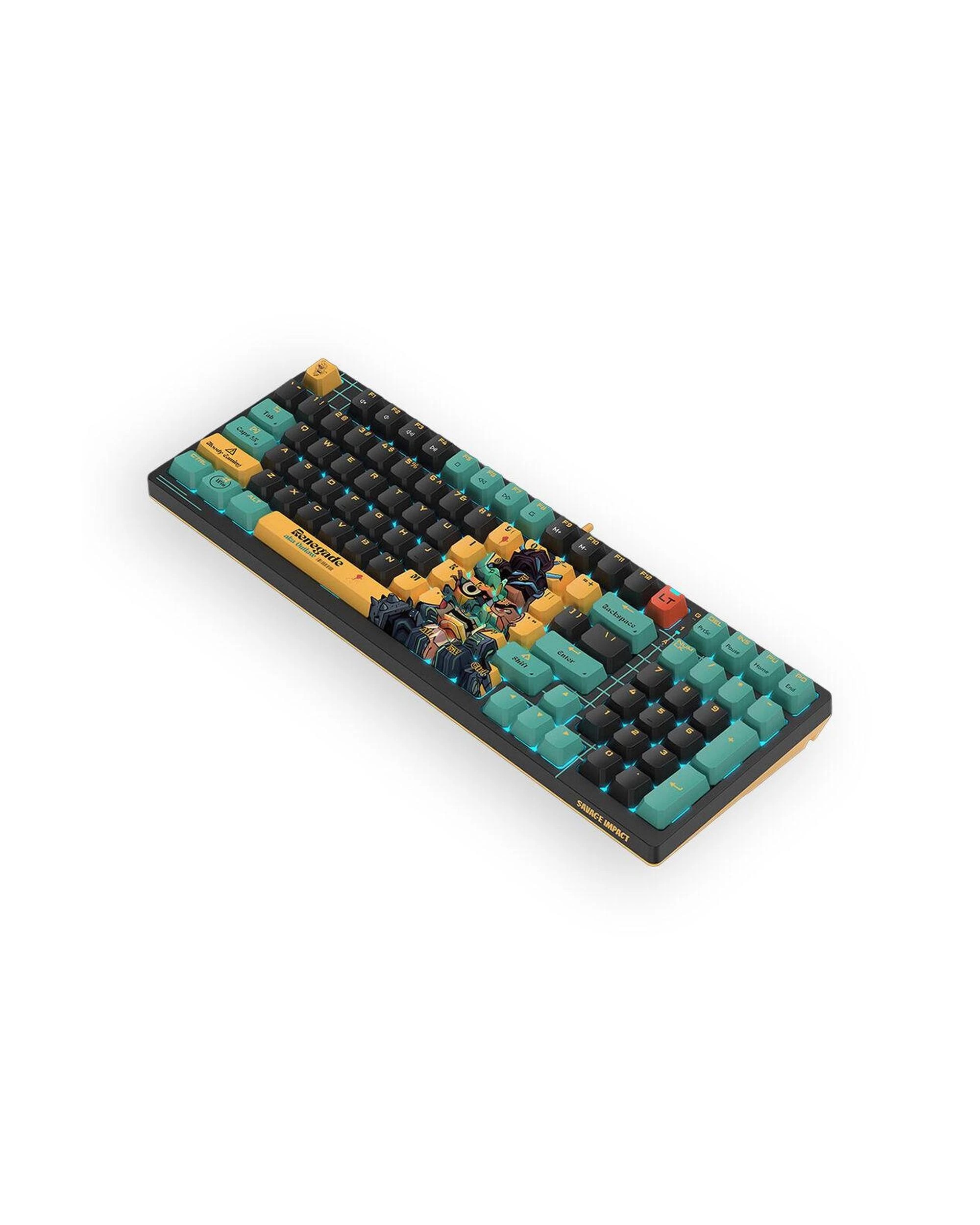 2 Bloody AT98 Renegade 98 Keys Adjustable Optical Switch Mechanical Keyboard, 2 of 6