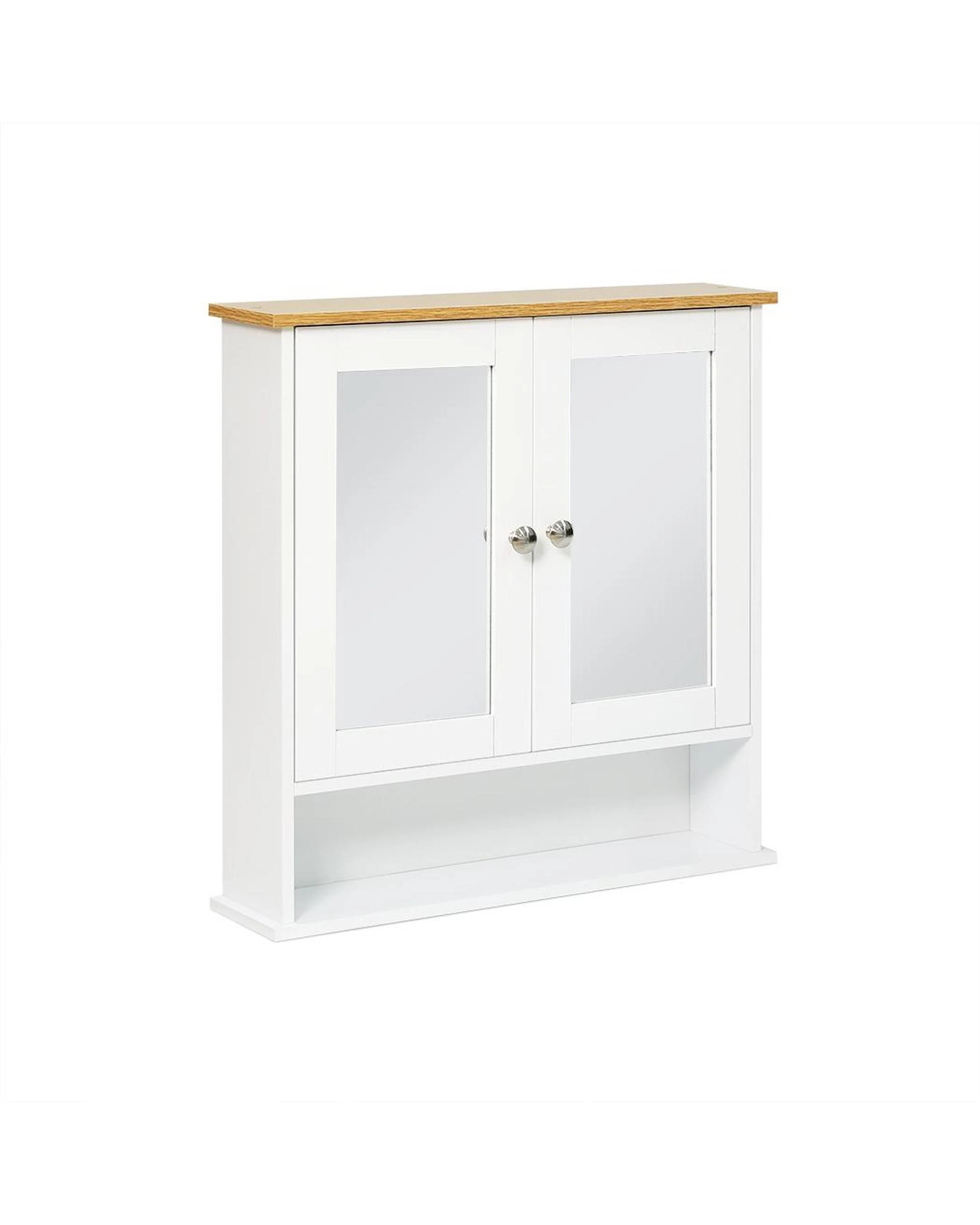 1 Auston Double Door Mirrored Bathroom Cabinet, 1 of 10