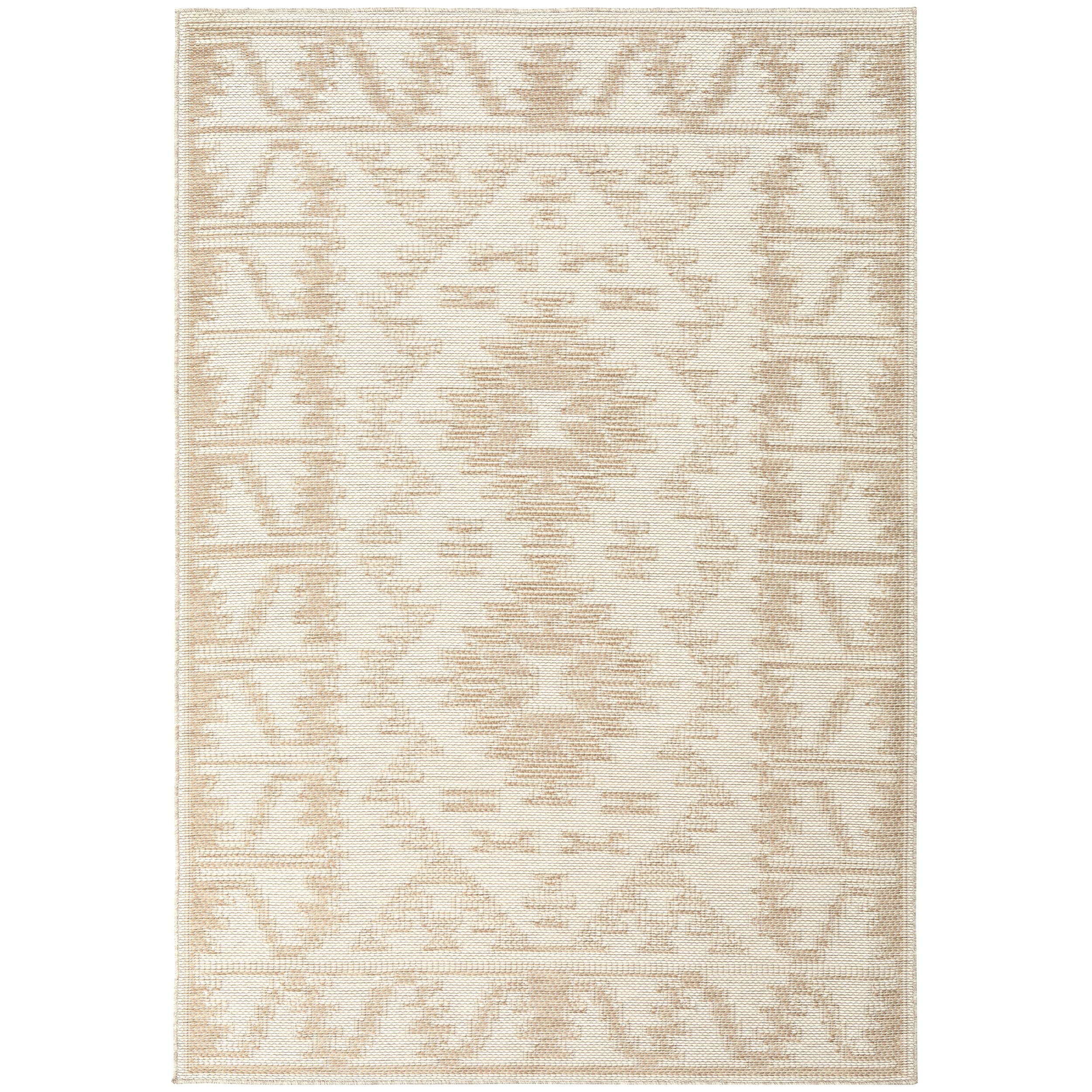 2 Common Ground Rugs Palmline Kuza 290x200cm - Large Outdoor Rug - Beige, 2 of 8