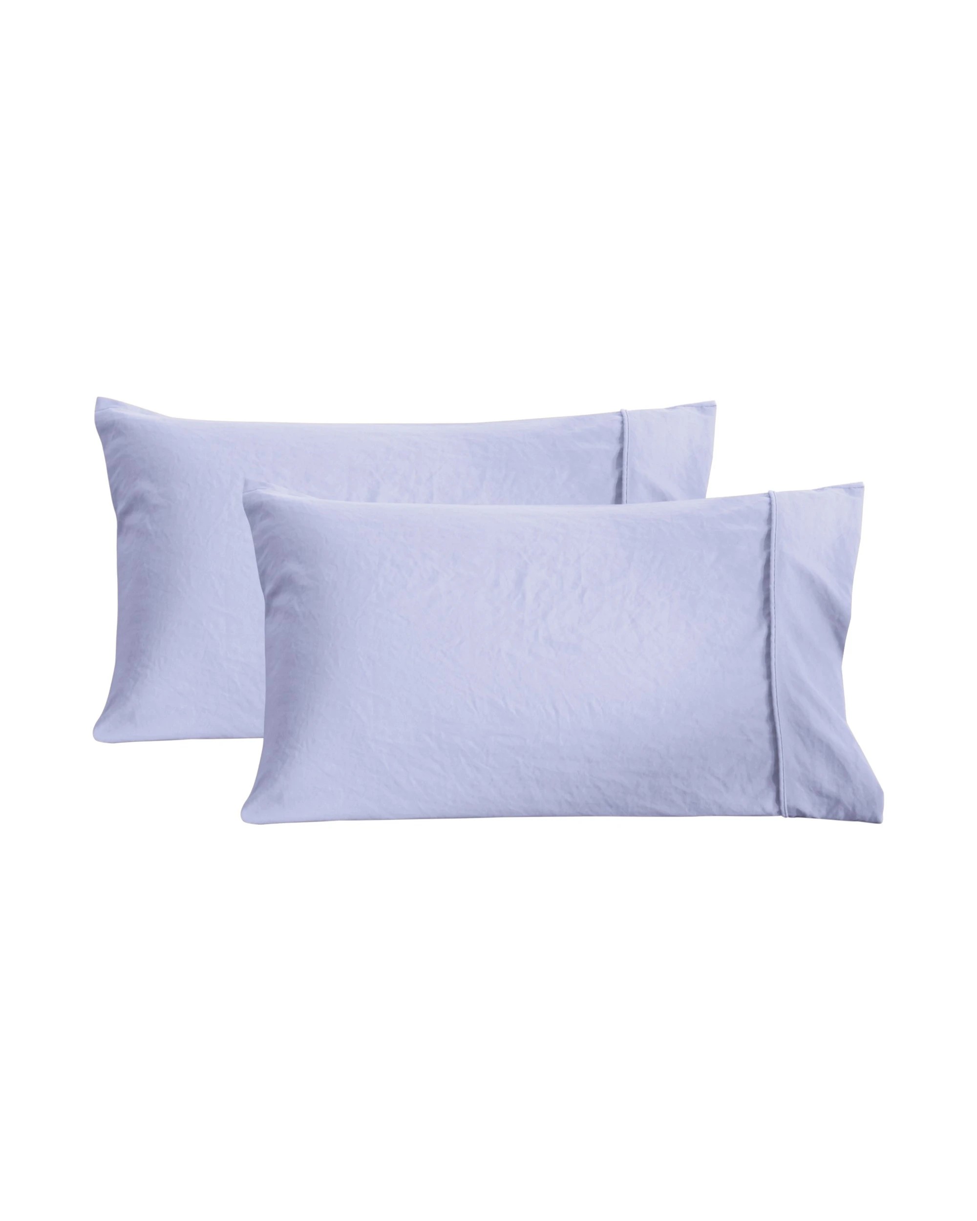 6 Dreamaker Superfine Washed Microfibre Standard Pillowcase Twin Pack - Lilac, 6 of 6