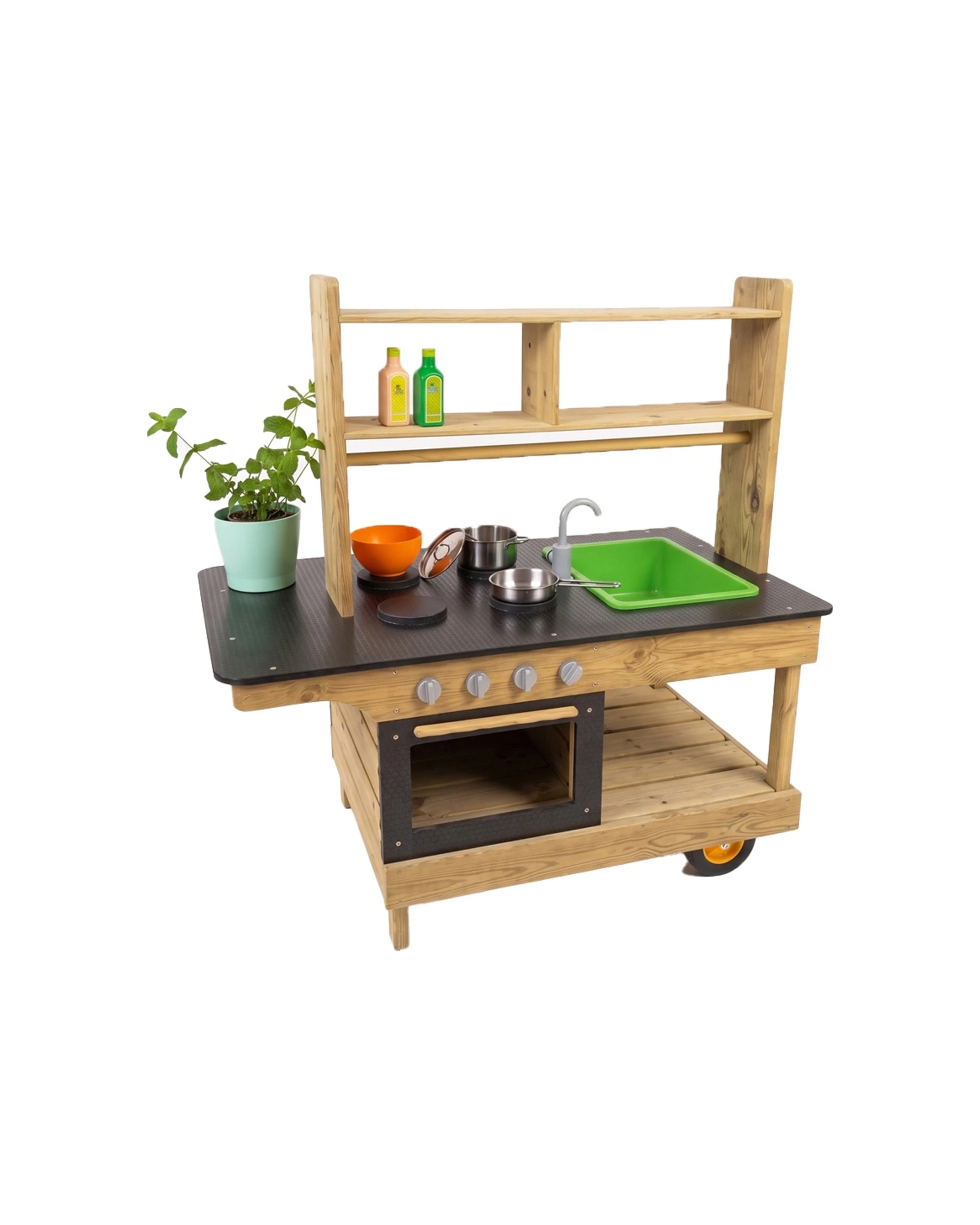 1 Beleduc Mobile Outdoor Kitchen Mud Role Play Toy - Multi, 1 of 3