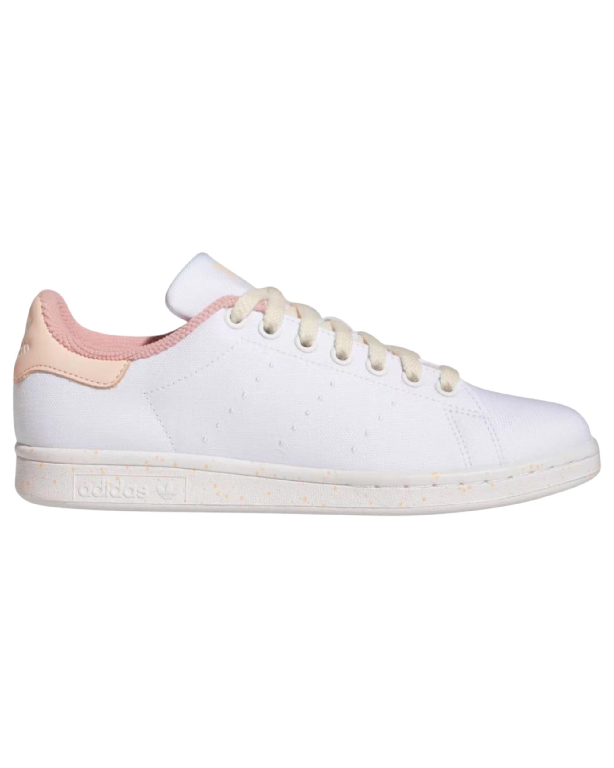 1 Adidas Womens Stan Smith Originals Sneakers White/Pink Tint Shoes WHITE/PINK TINT, 1 of 8