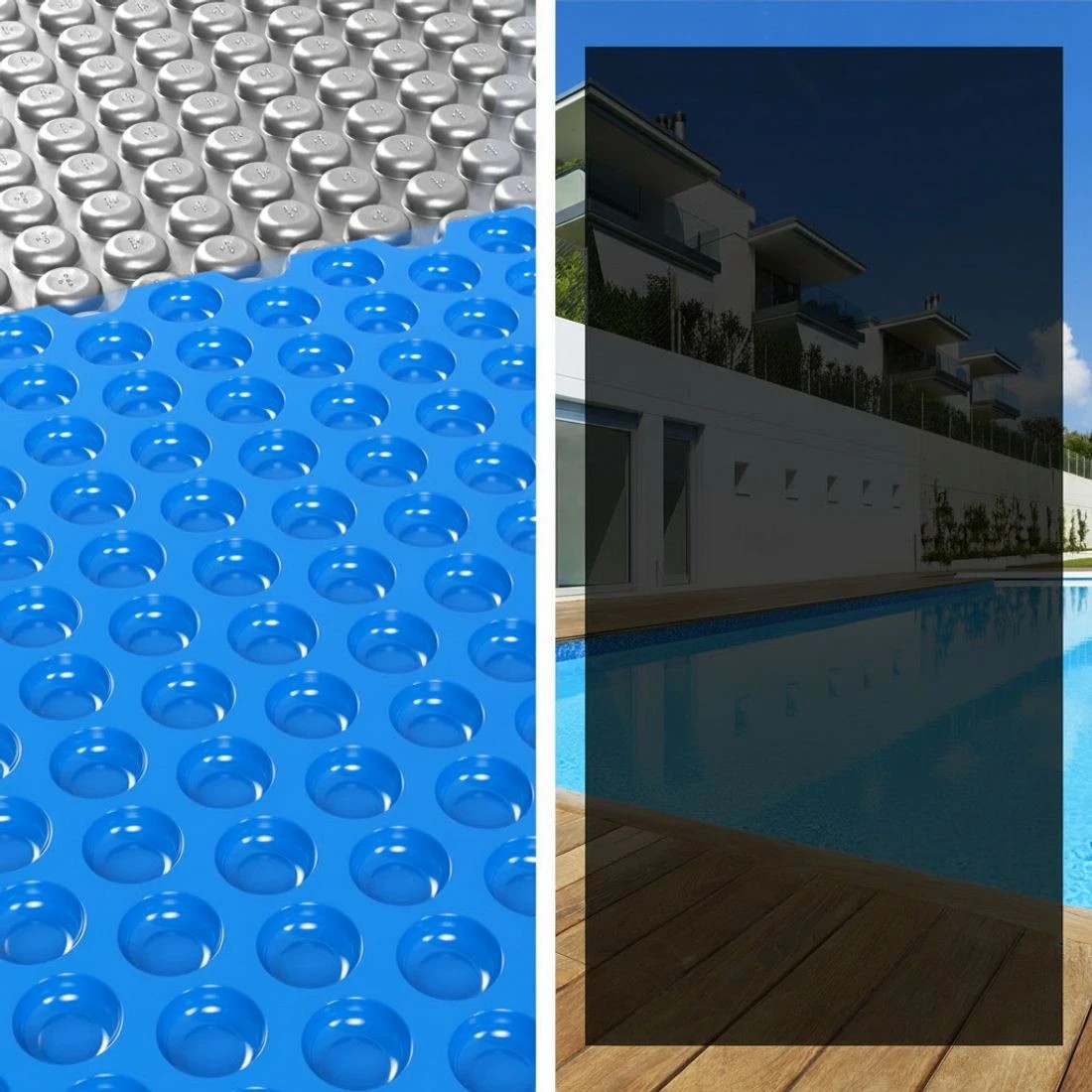 4 Aqua Buddy Pool Cover 600 Micron Bubble Heat Solar Blanket 8x4.2m - Multi, 4 of 6