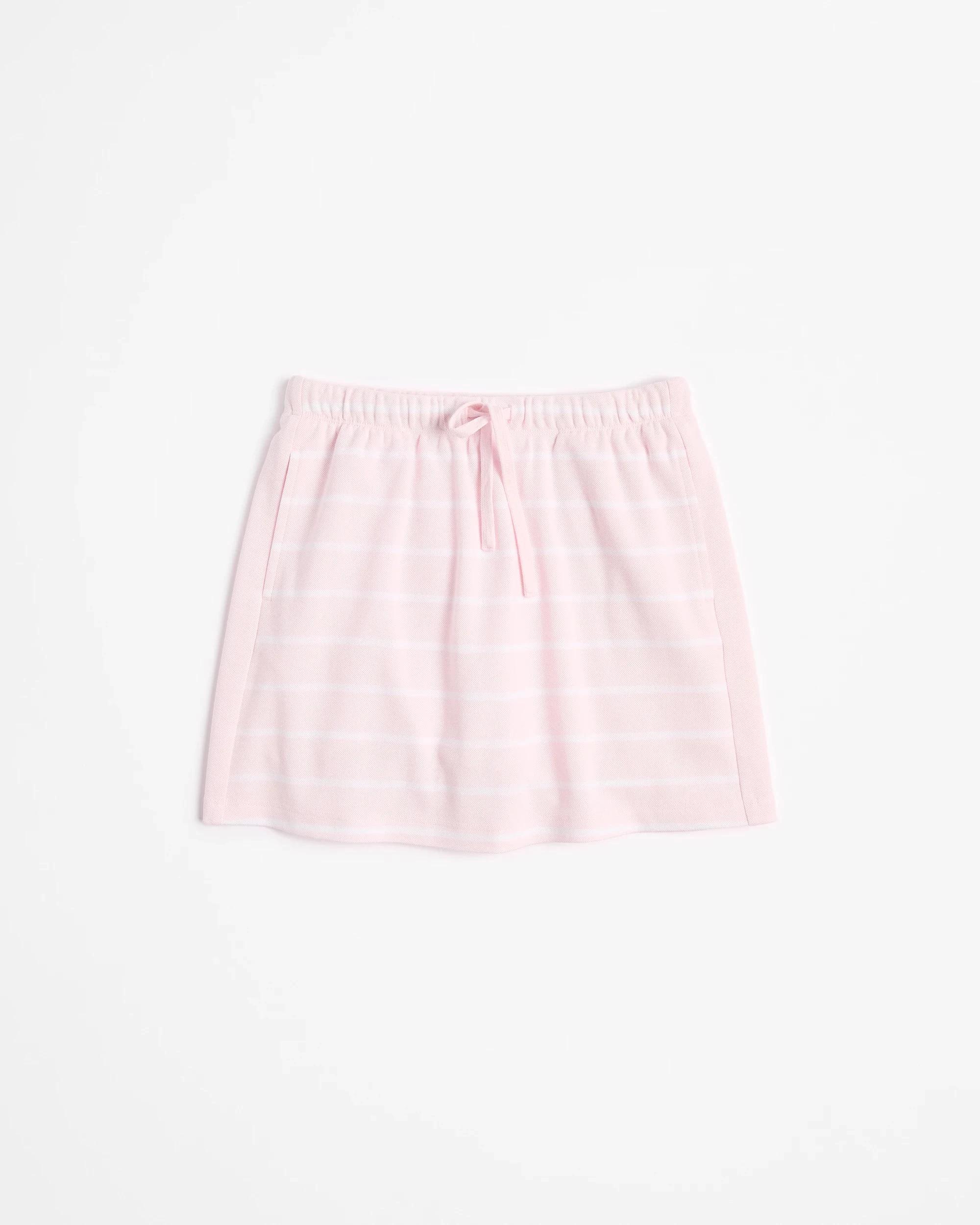 1 Target Australian Cotton Blend Pique Skort PINK STRIPE, 1 of 3