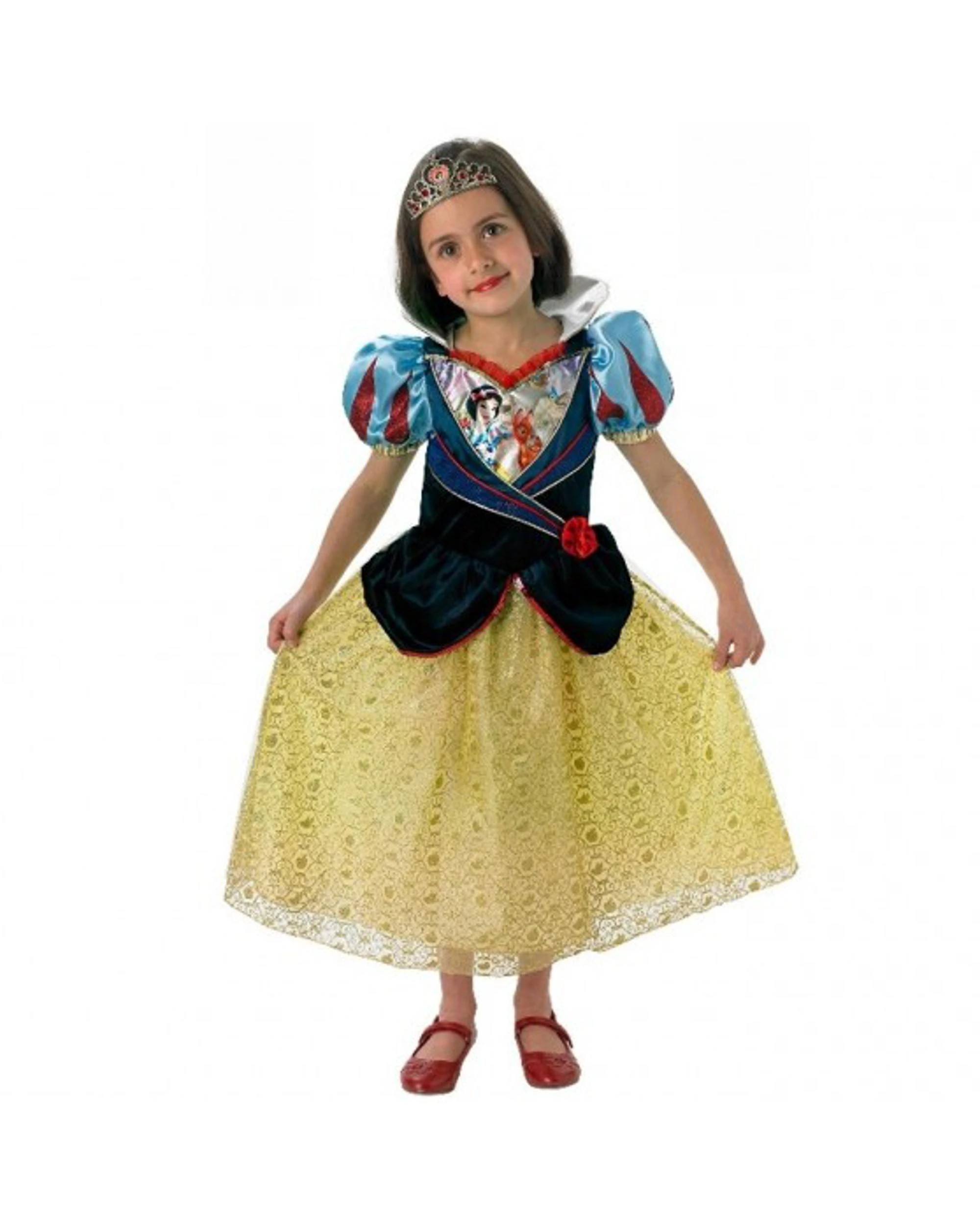 1 Disney Princess Snow White Shimmer Child Costume Size M 6-8 Years, 1 of 2